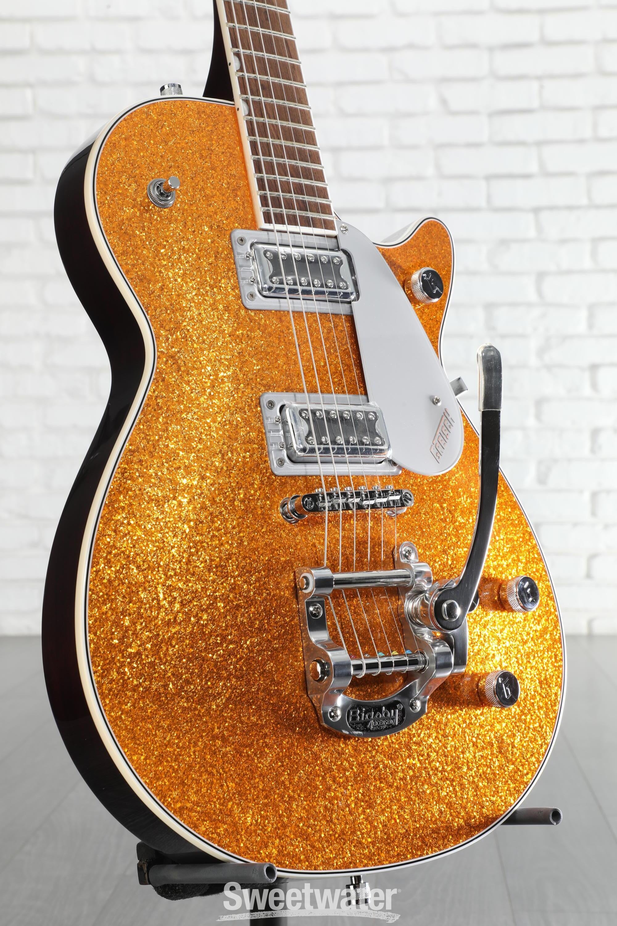 Gretsch Electromatic Jet Electric Guitar - Gold Sparkle | Sweetwater