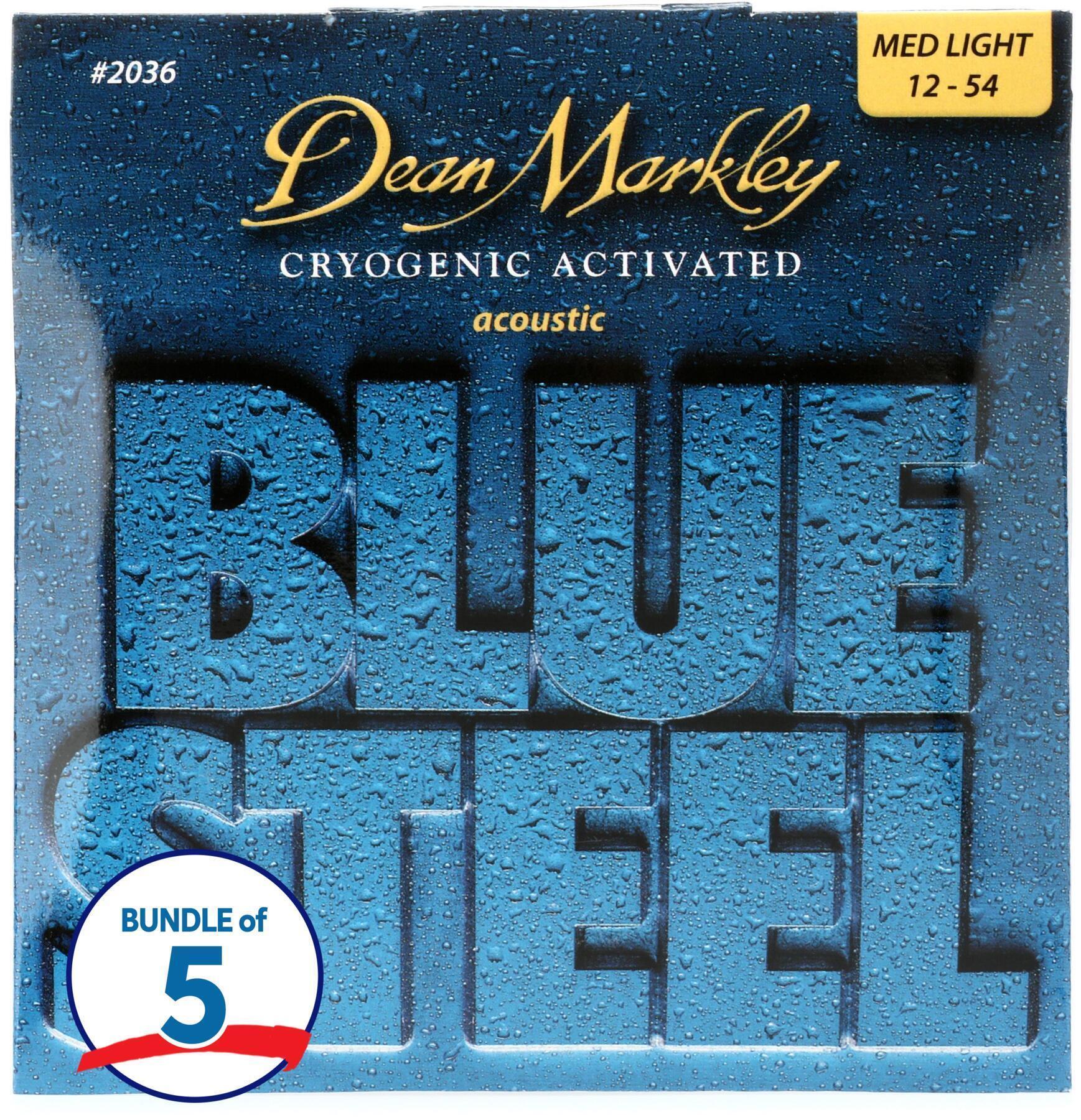 Dean Markley 2036 Blue Steel 92 8 Bronze Cryogentic Activated