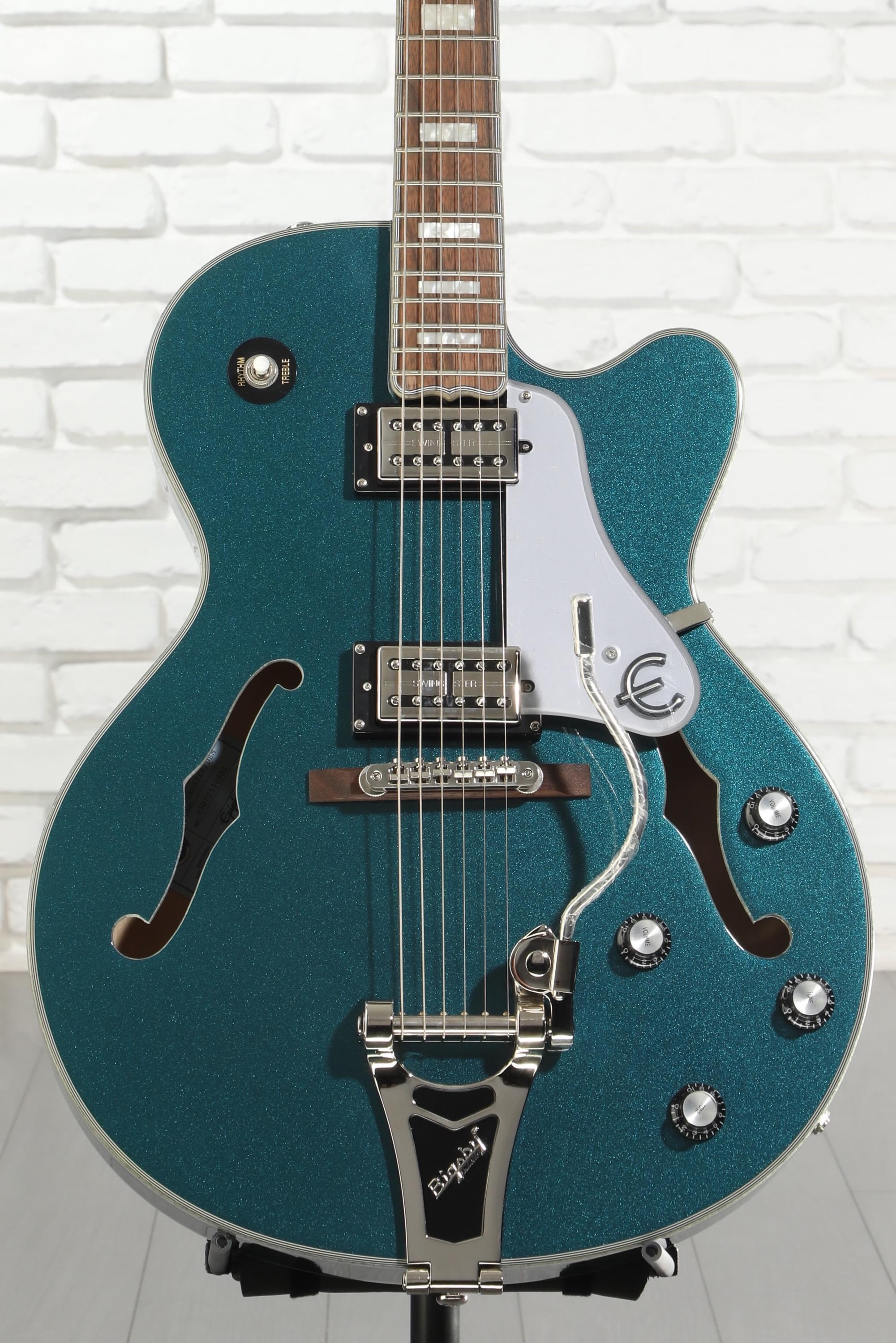 Epiphone Emperor Swingster Hollowbody - Delta Blue Metallic