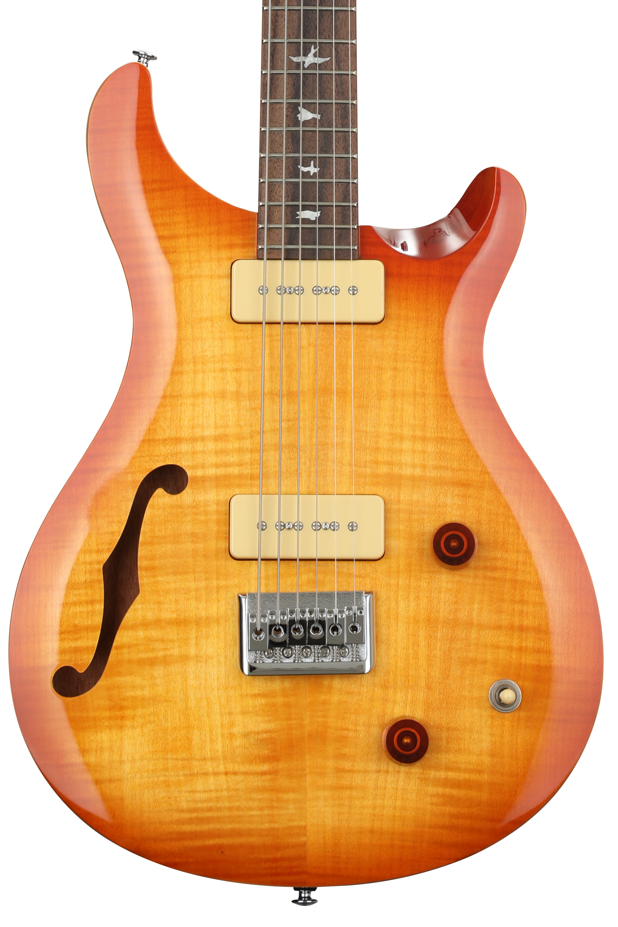 PRS SE 277 Semi-Hollow Soapbar Baritone - Vintage Sunburst PRS SE 277 Semi-Hollow Soapbar Baritone - Vintage Sunburst