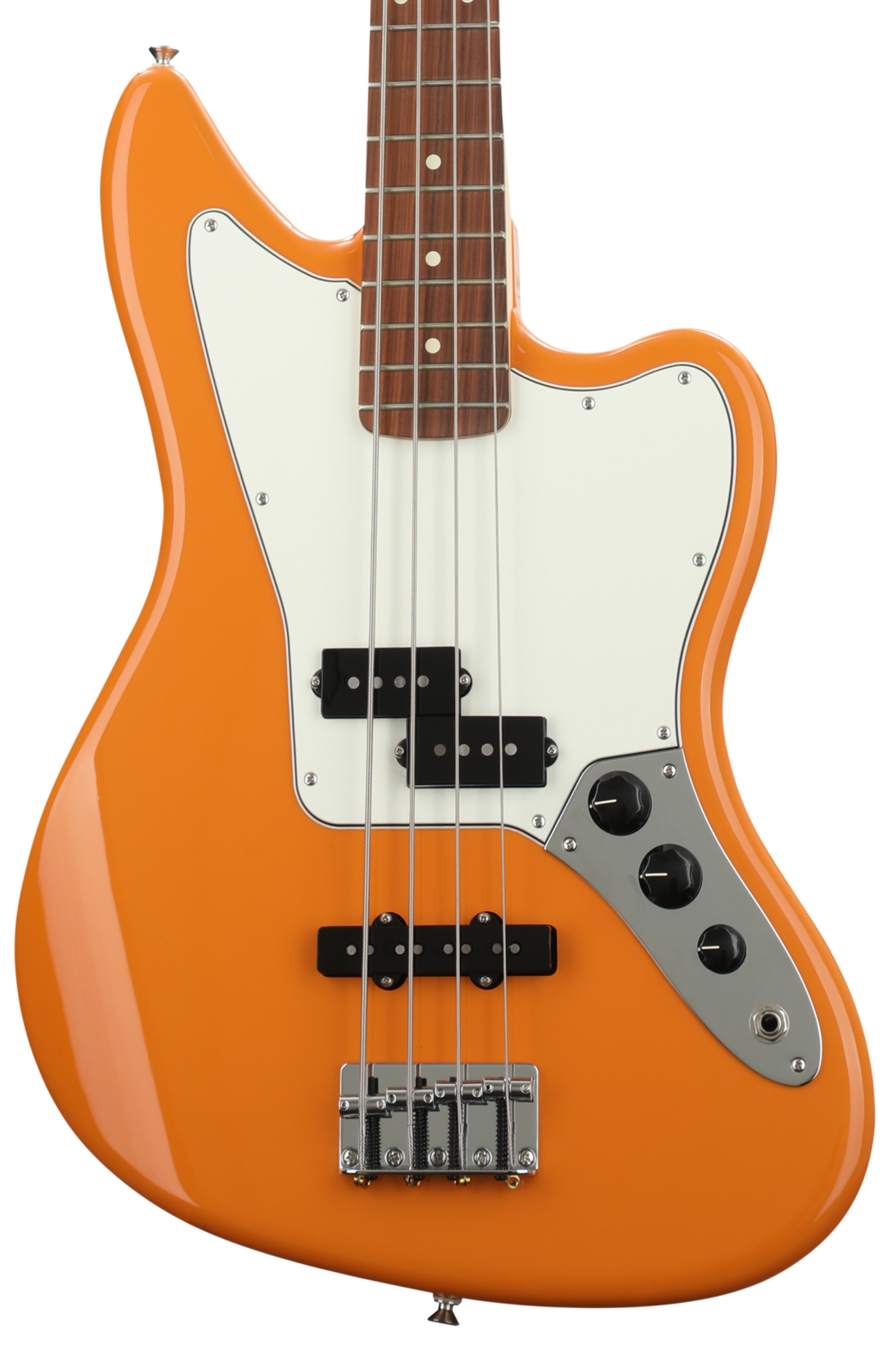 ギター FENDER PLAYER JAGUAR PF Capri Orange Fender Player Jaguar Capri Orange Pau Ferro Fingerboard - Willcutt