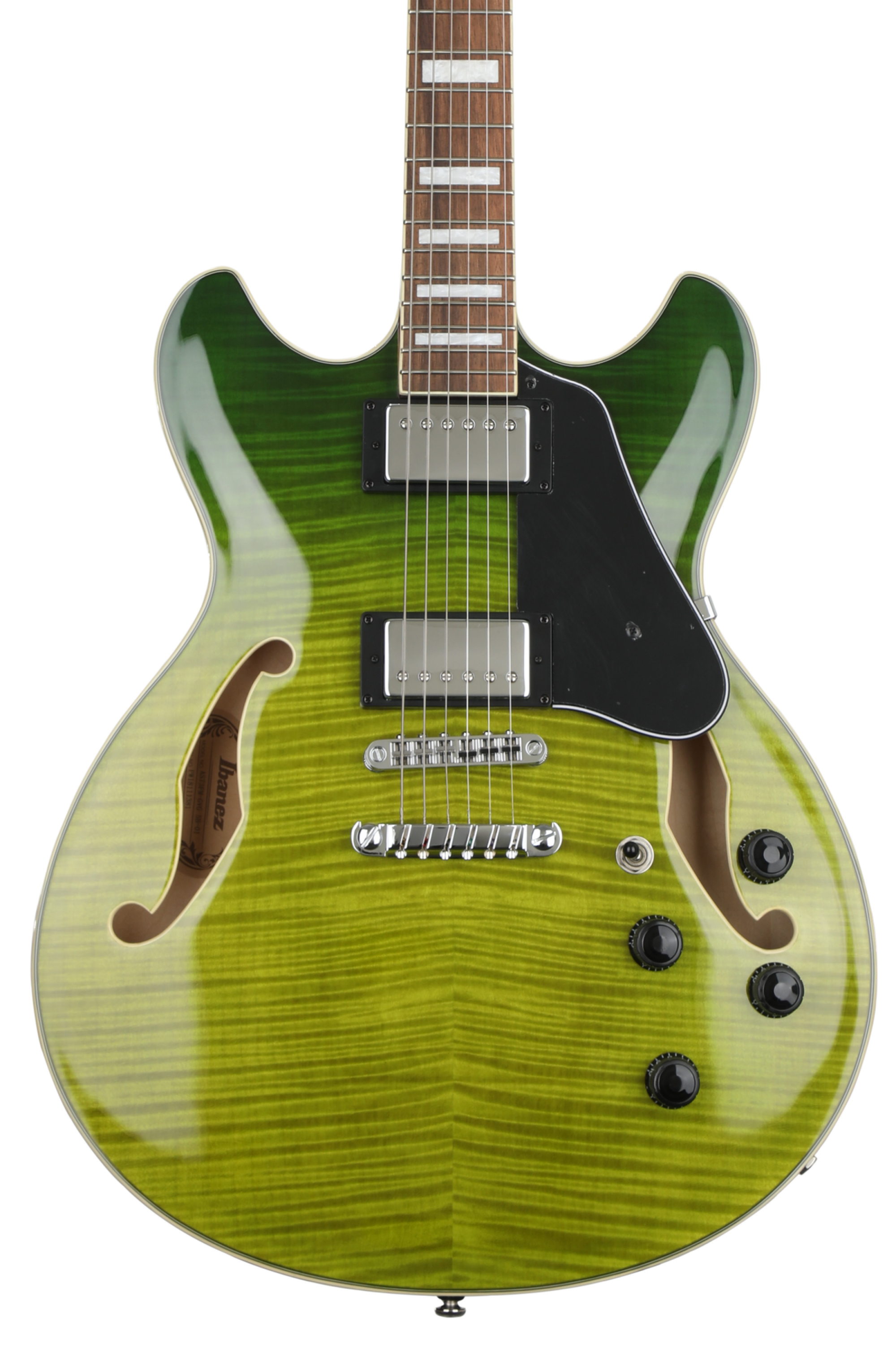 Ibanez Artcore AS73FM Semi-hollow Electric Guitar - Green Valley