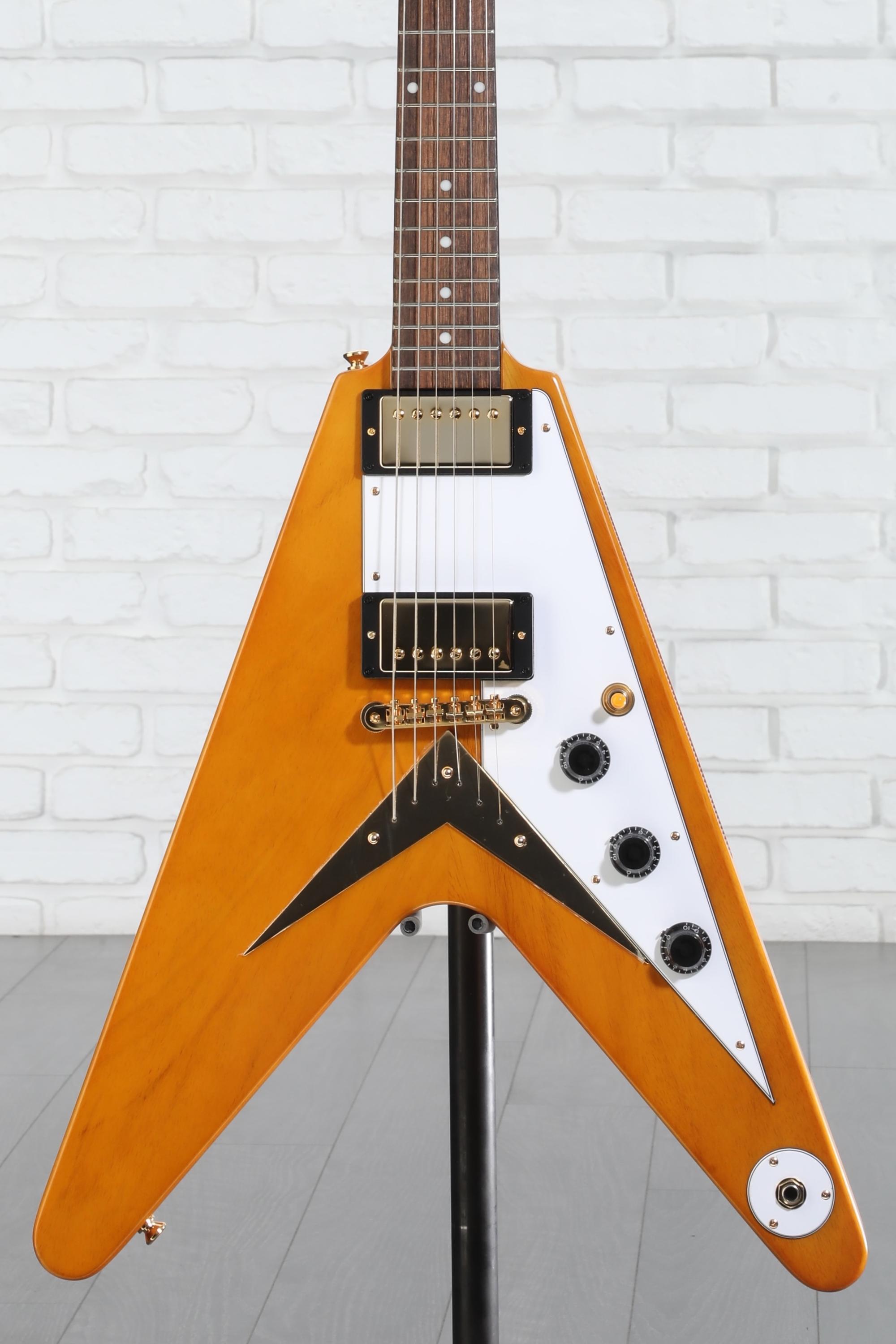 Epiphone 1958 Korina Flying V Electric Guitar - Natural