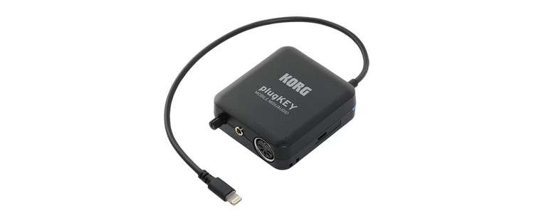Korg PlugKey Mobile MIDI / Audio Interface for iOS | Sweetwater Korg PlugKey Mobile MIDI / Audio Interface for iOS | Sweetwater