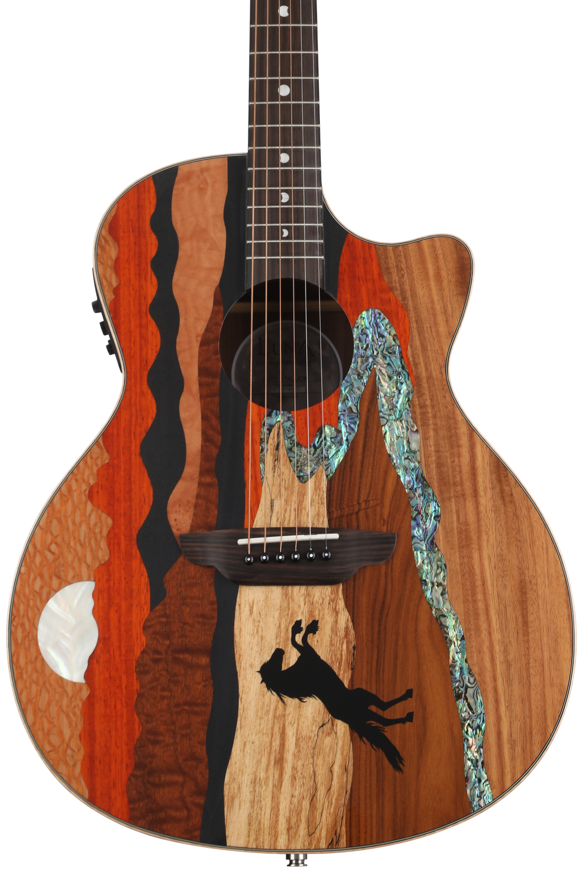 Luna Vista Eagle Acoustic-electric Guitar - Gloss Natural | Sweetwater