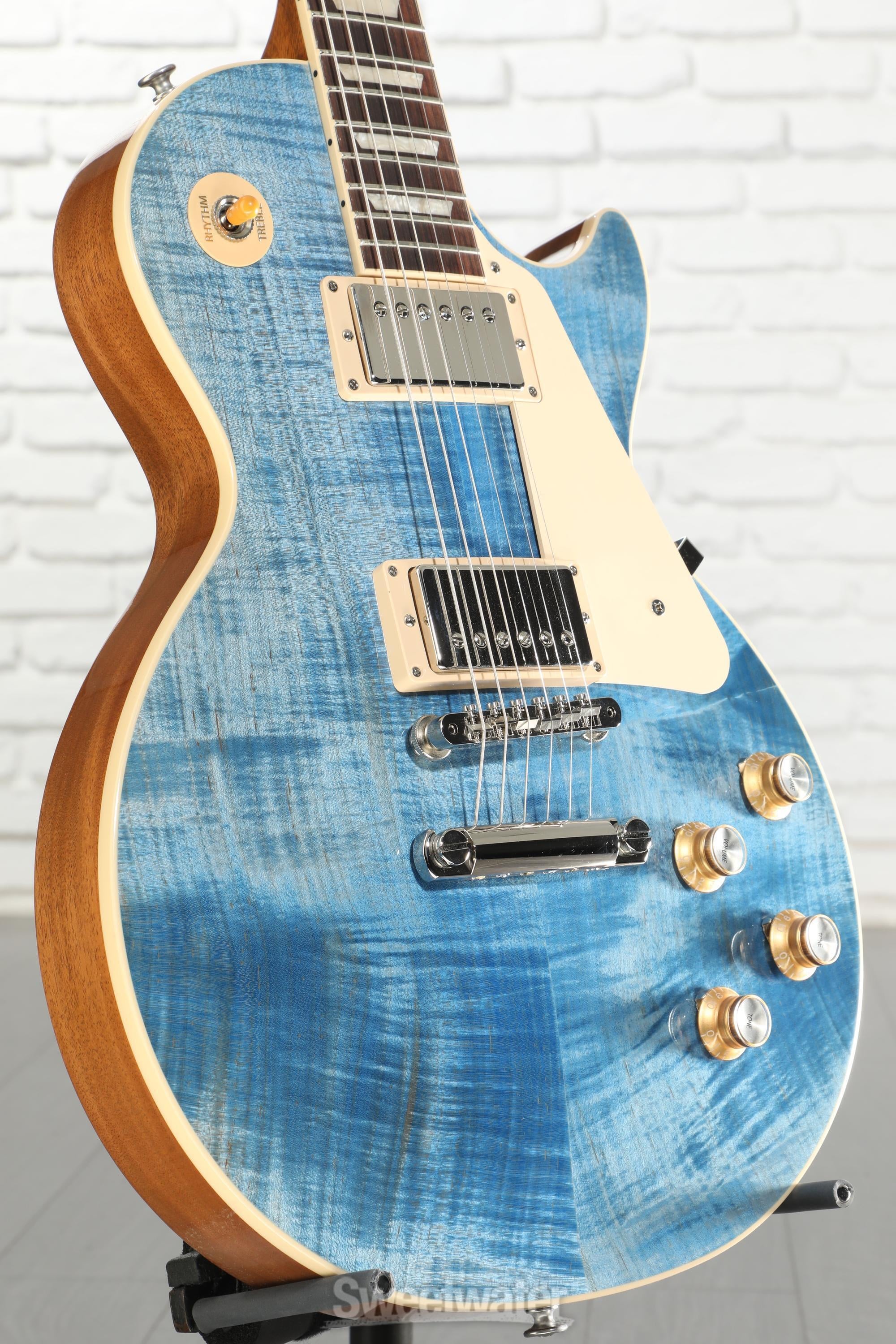 Gibson Les Paul Standard '60s Figured Top Electric Guitar - Ocean