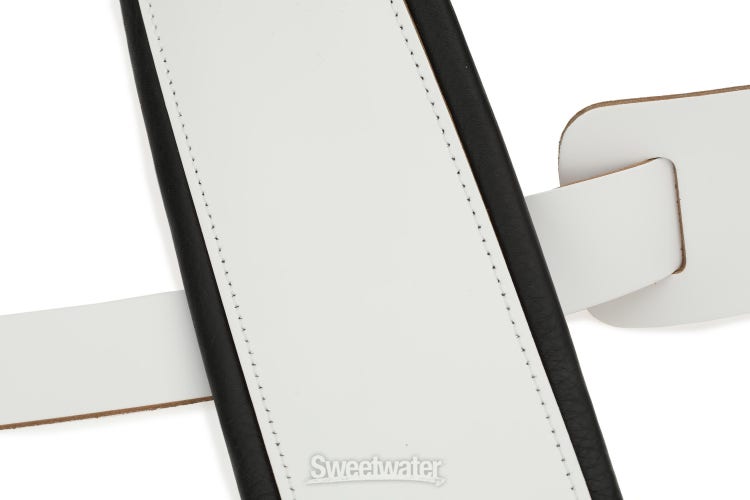 Levy's Top Grain Leather Guitar Strap - Panda