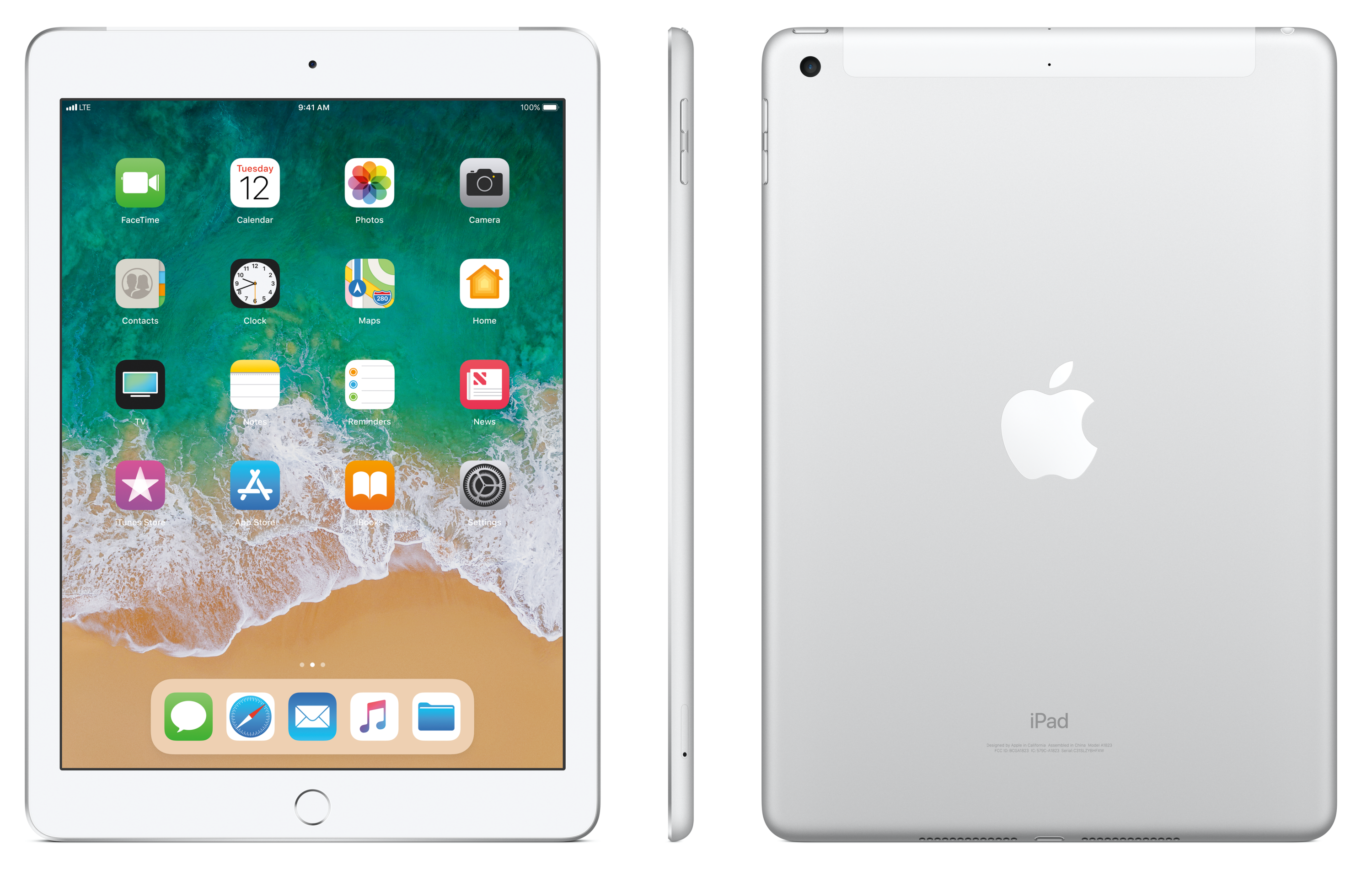 タブレット Apple - iPad Air Wi-FiCellular 128GB silver Buy iPad Wi‑Fi + Cellular 128GB - Silver - Apple
