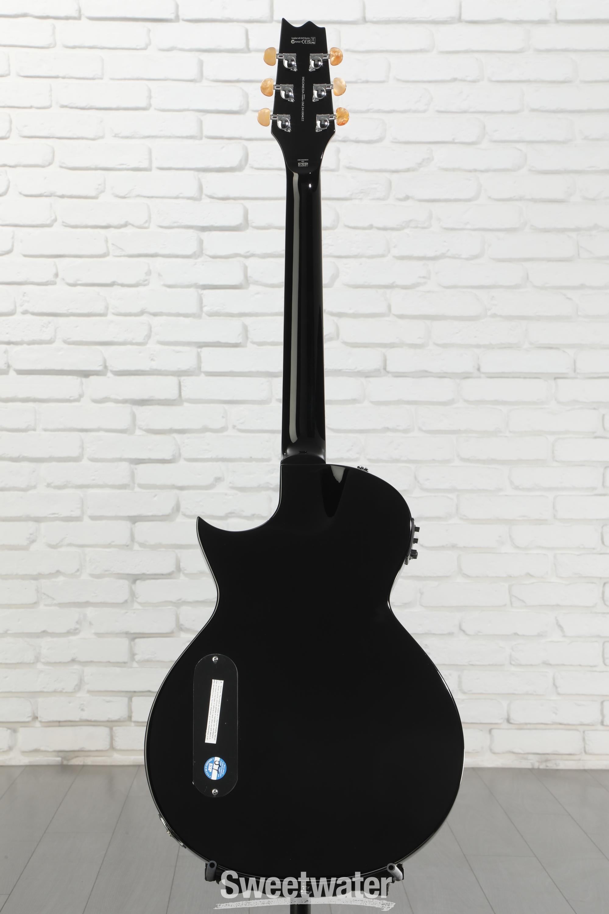ESP LTD TL-6 Acoustic-electric Guitar - Black | Sweetwater
