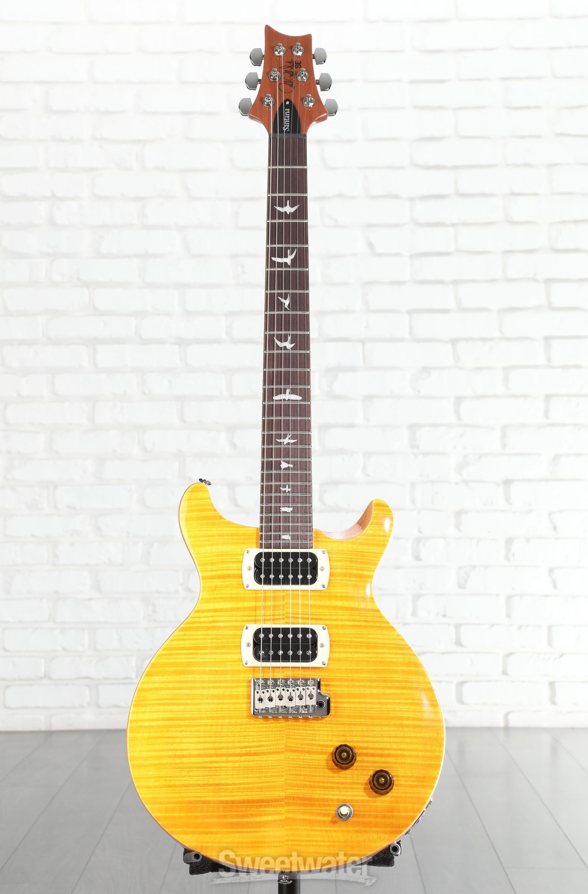 ギター PRS SE SANTANA YELLOW PRS SE Santana Electric Guitar - Santana Yellow | Sweetwater
