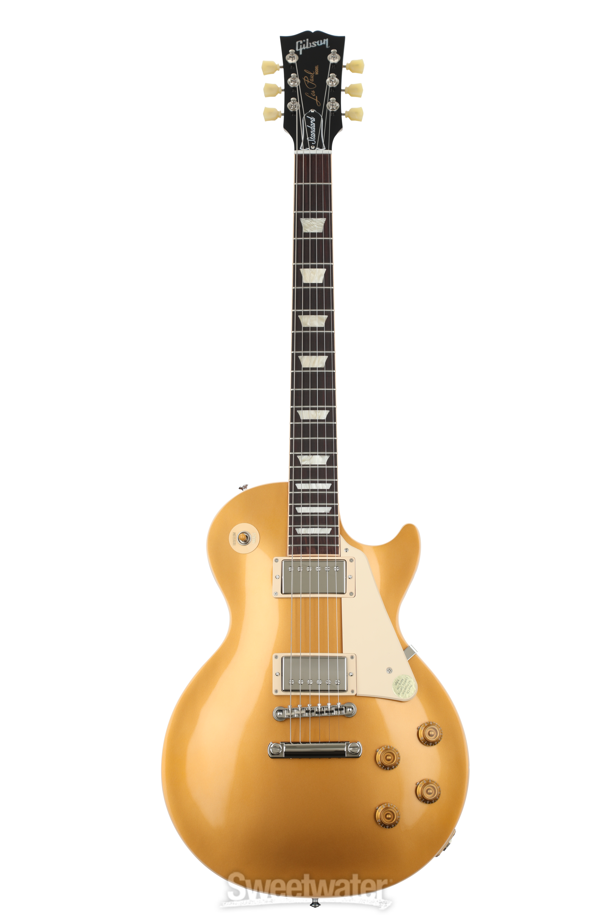 Gibson Les Paul Standard '50s Electric Guitar - Gold Top | Sweetwater