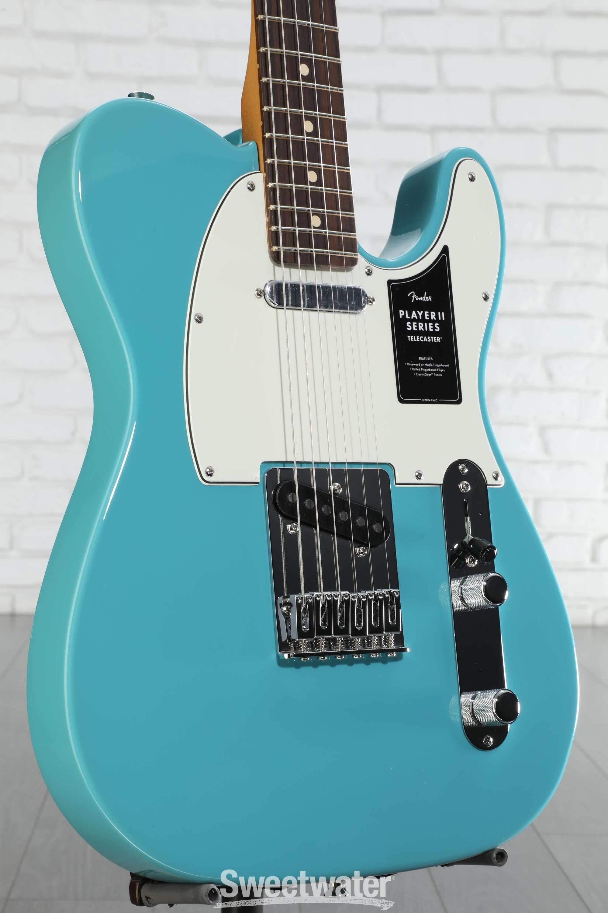 Fender Player II Telecaster Electric Guitar - Aquatone Blue with