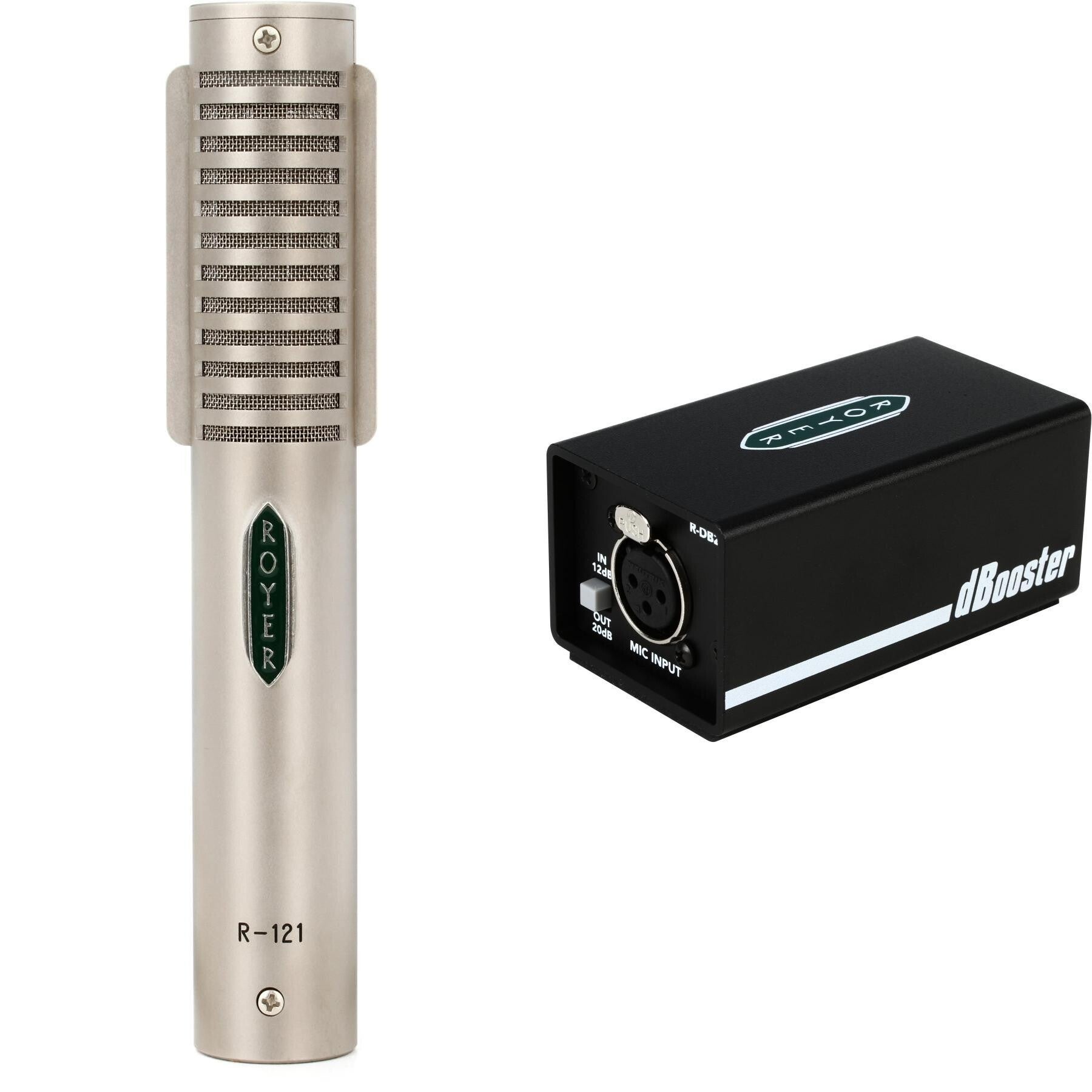 Royer R121 Ribbon Microphone and dBooster Bundle | Sweetwater