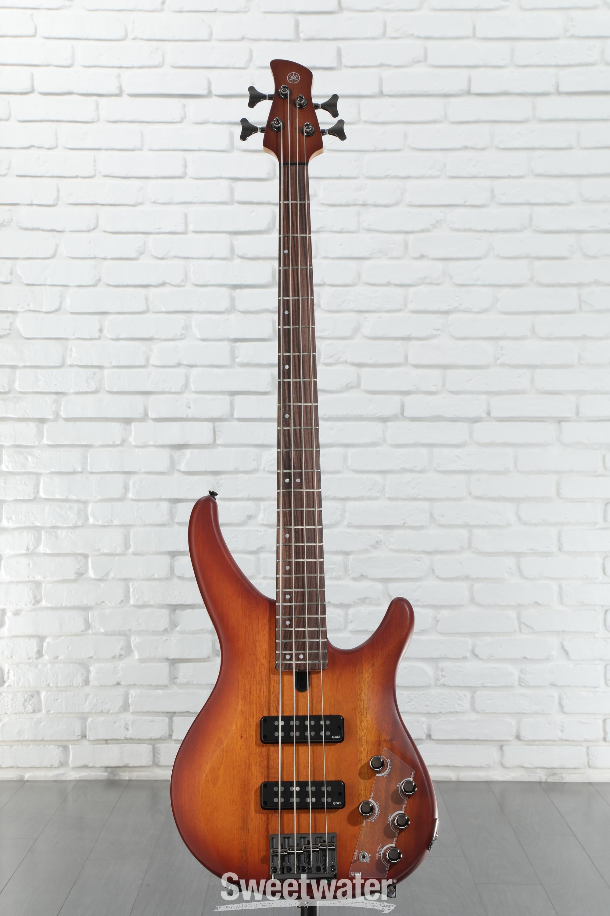 Yamaha TRBX504 4-string Bass Guitar - Brick Burst | Sweetwater