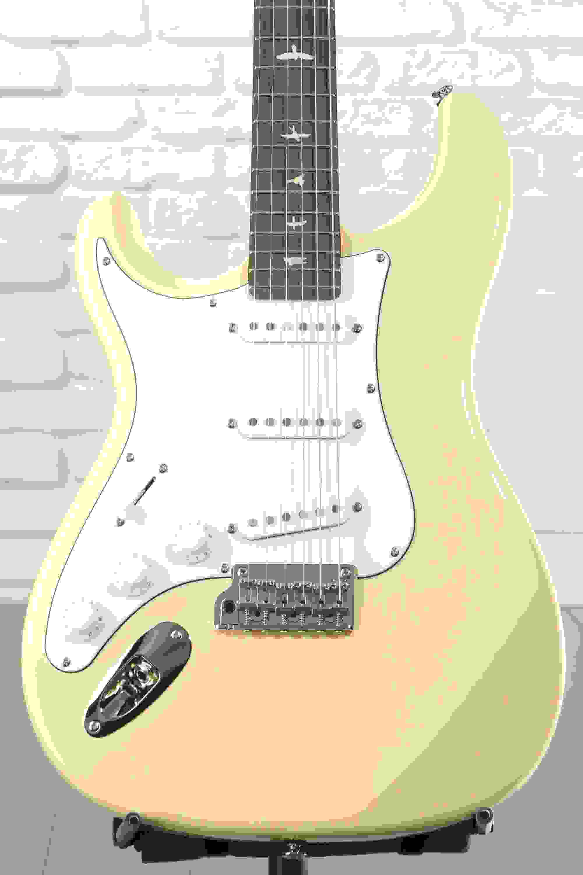 PRS SE Silver Sky Left-handed Electric Guitar - Moon White with Rosewood Fingerboard