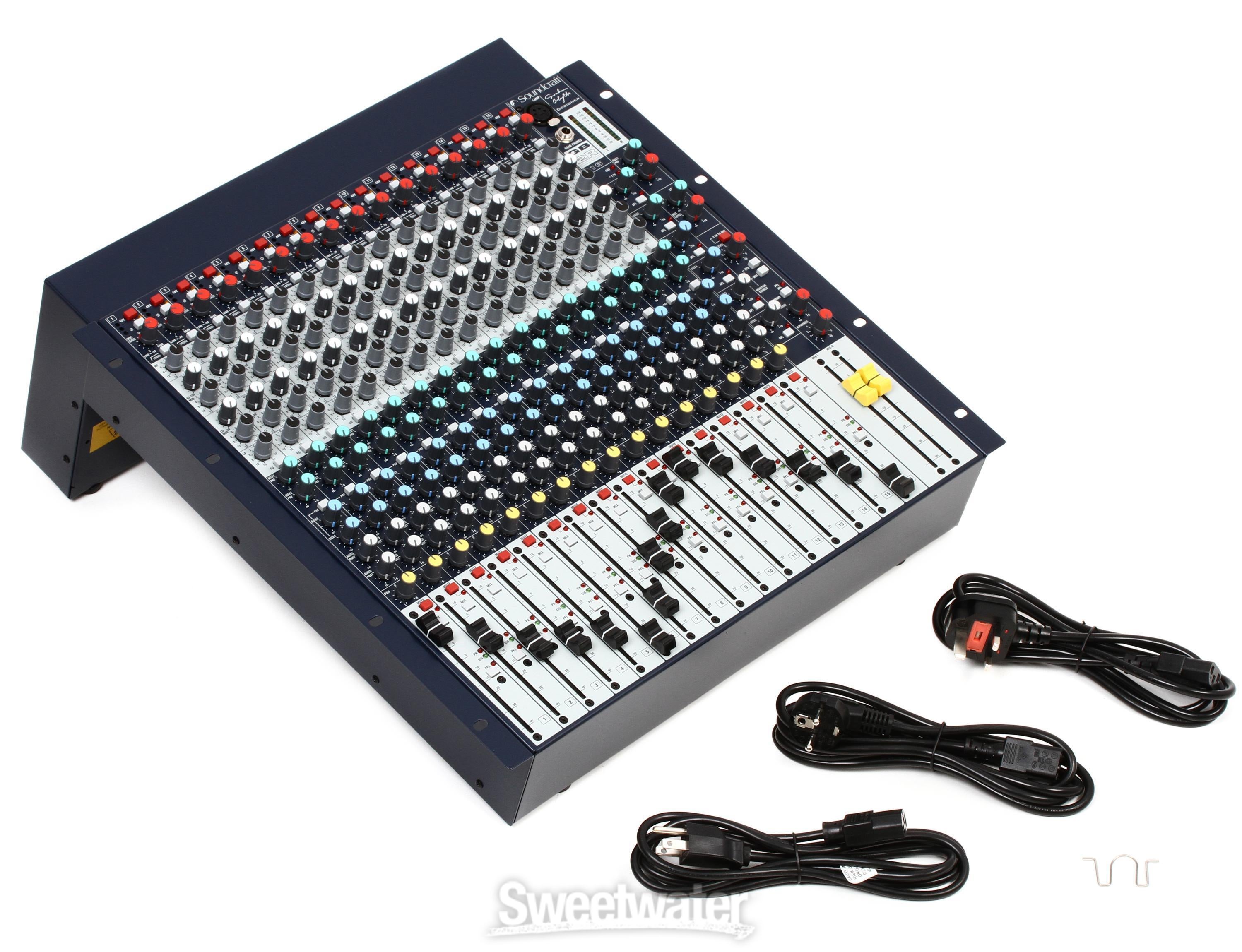Soundcraft GB2R 16-channel Analog Mixer Reviews | Sweetwater