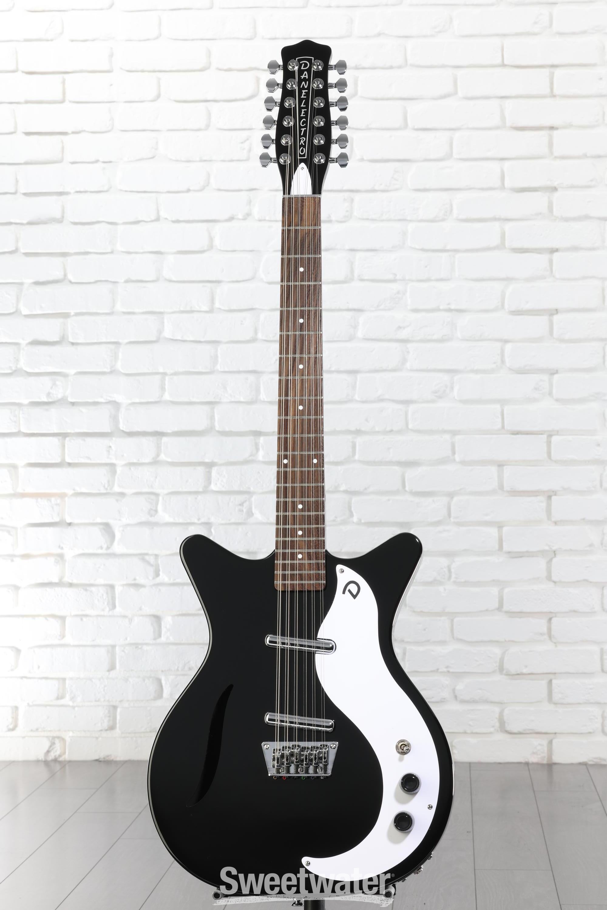 Dan Electro 12弦guitar　Black Danelectro 12-String Electric Guitar Black | Guitar Center
