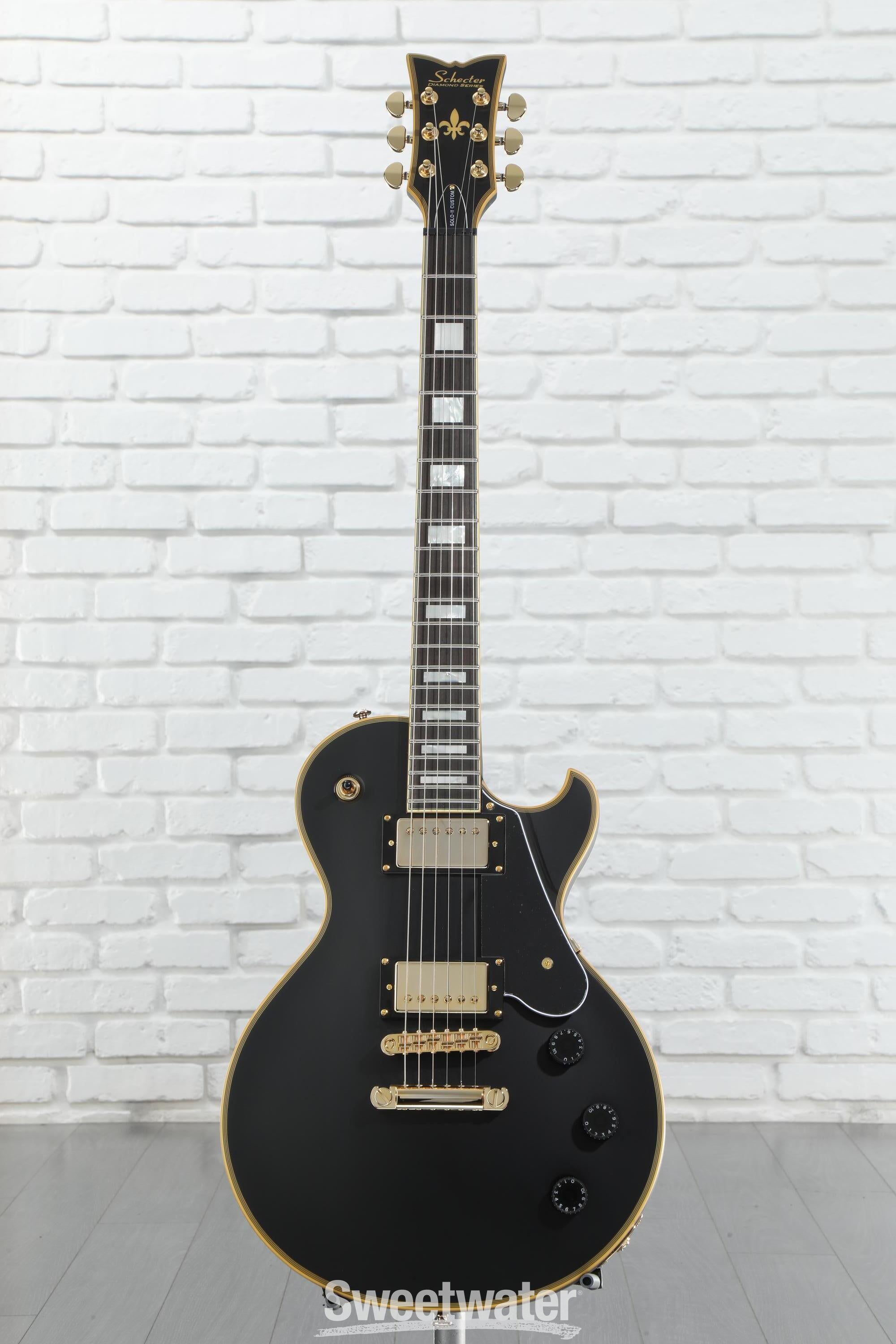 2024激安通販 Schecter Solo-II Custom Electric Guitar - Aged Black Satin テーブル・チェア・ハンモック