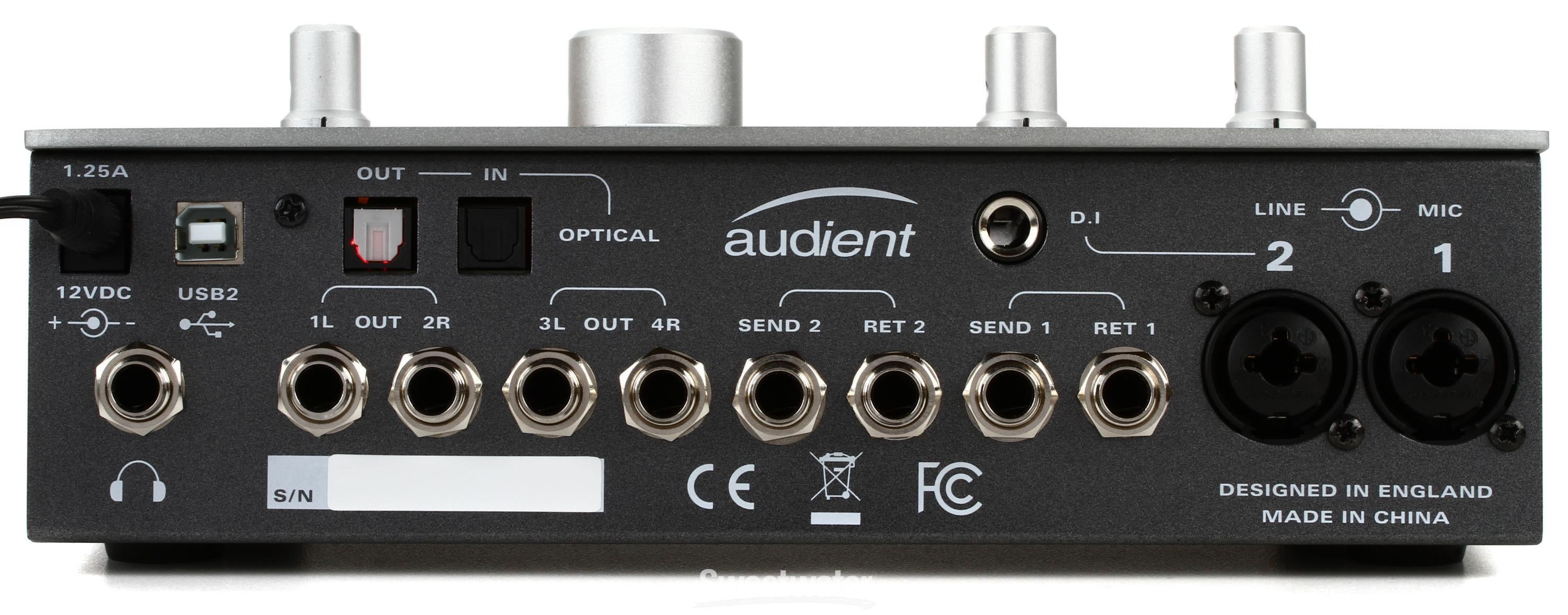 Audient iD22 USB Audio Interface Reviews | Sweetwater