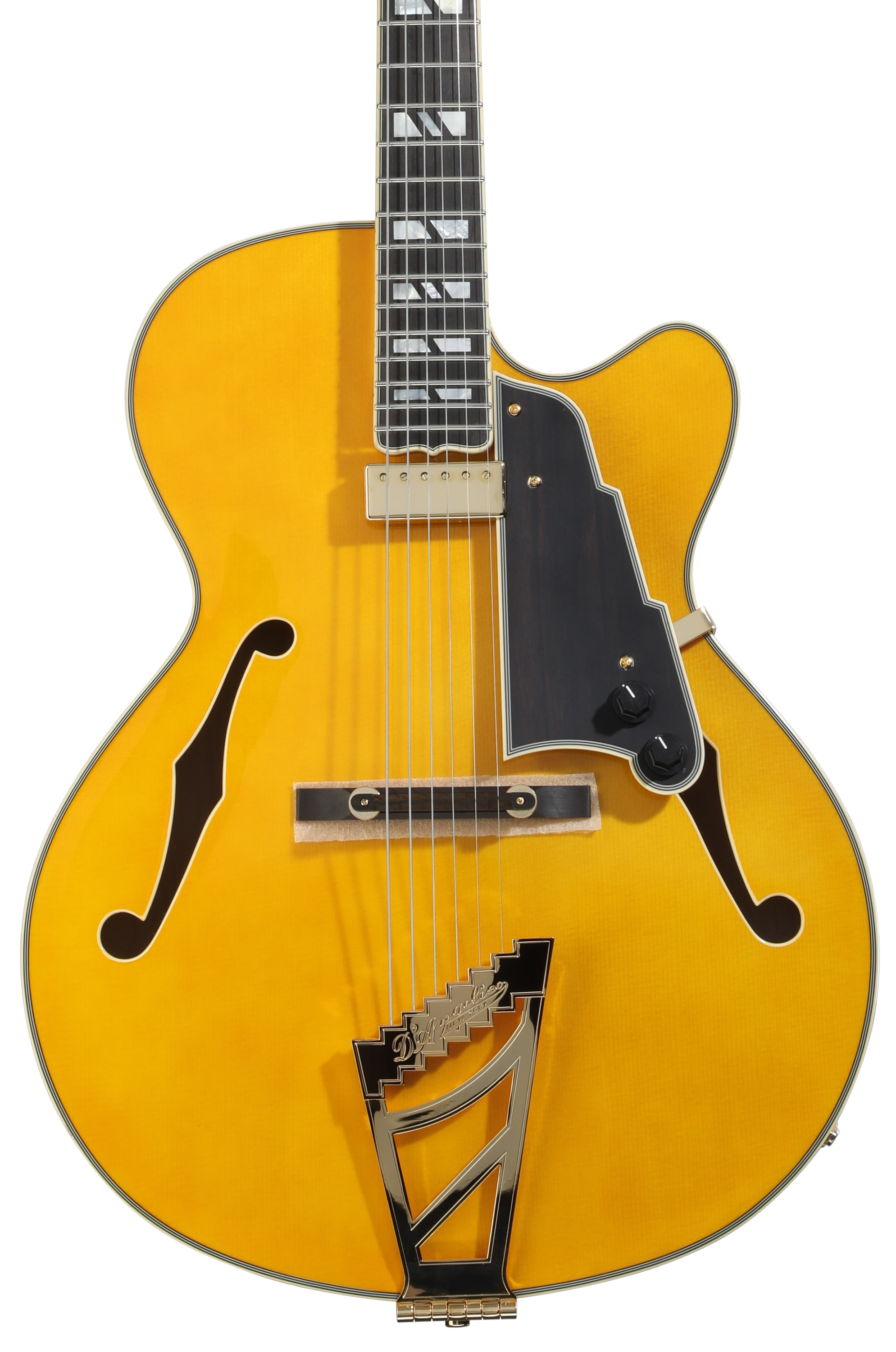 D'Angelico Excel 16 Hollowbody Electric Guitar - Amber | Sweetwater