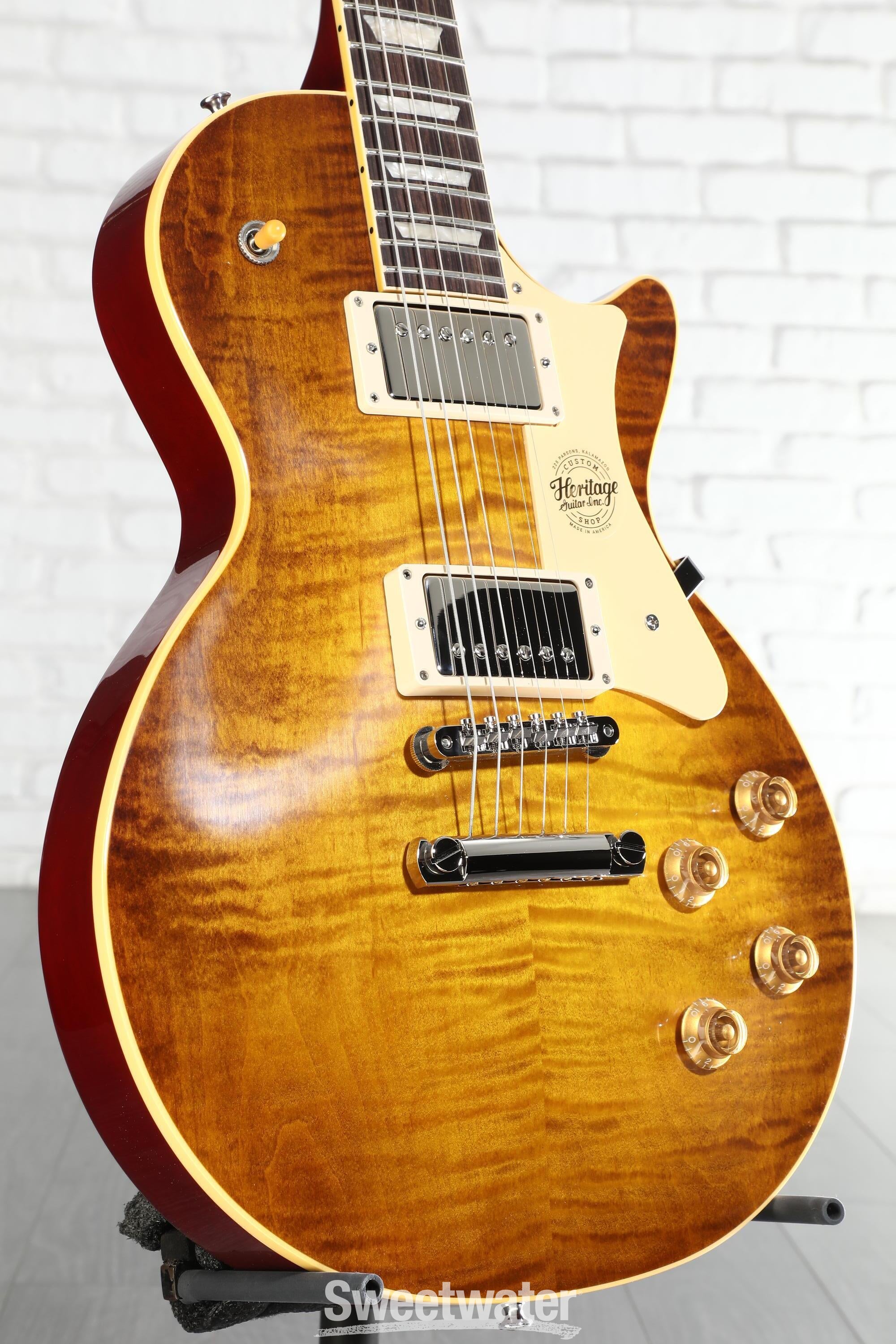 Heritage Custom Core H-150 Electric Guitar - Dirty Lemon Burst