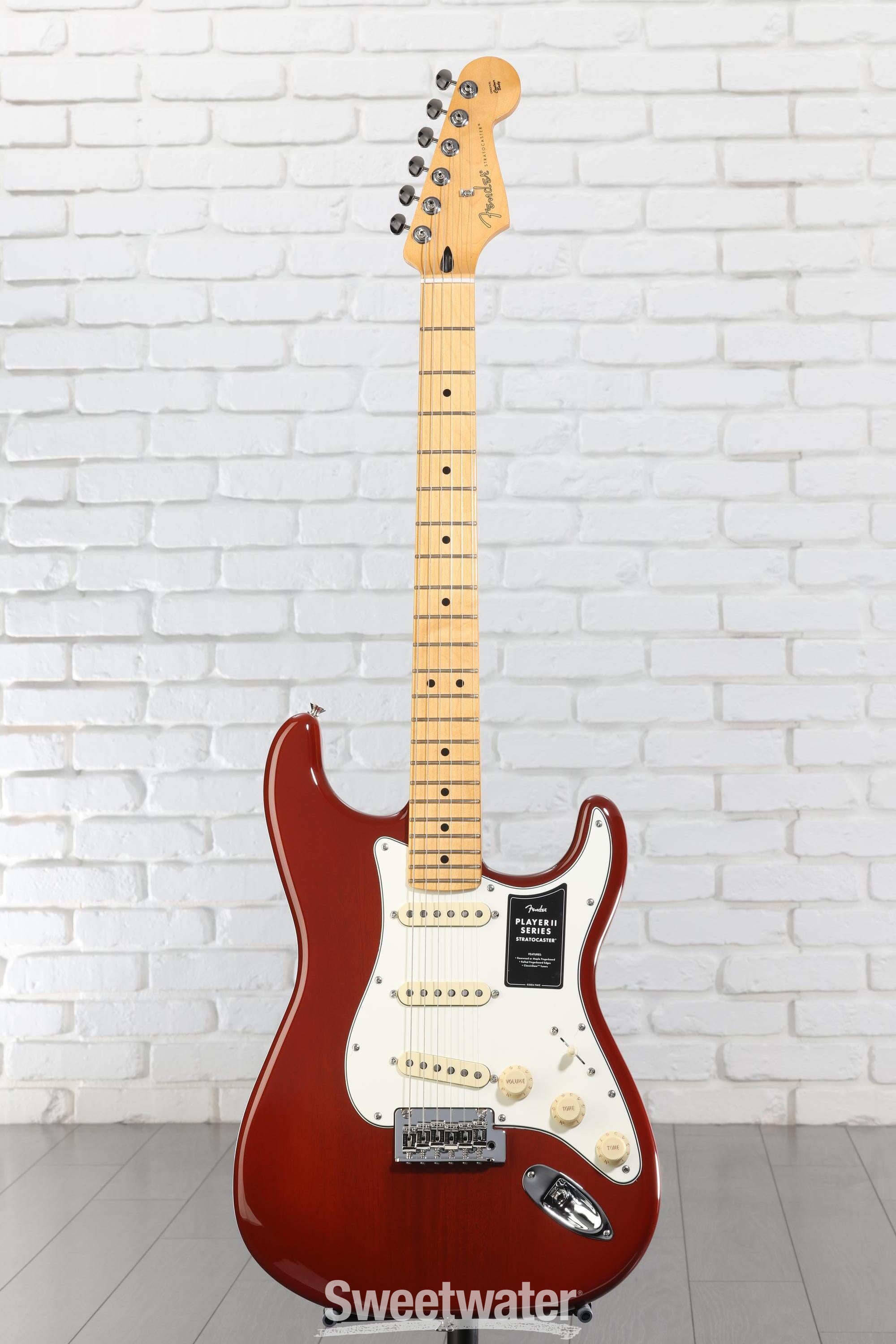 Fender Player II Stratocaster Electric Guitar - Transparent Mocha