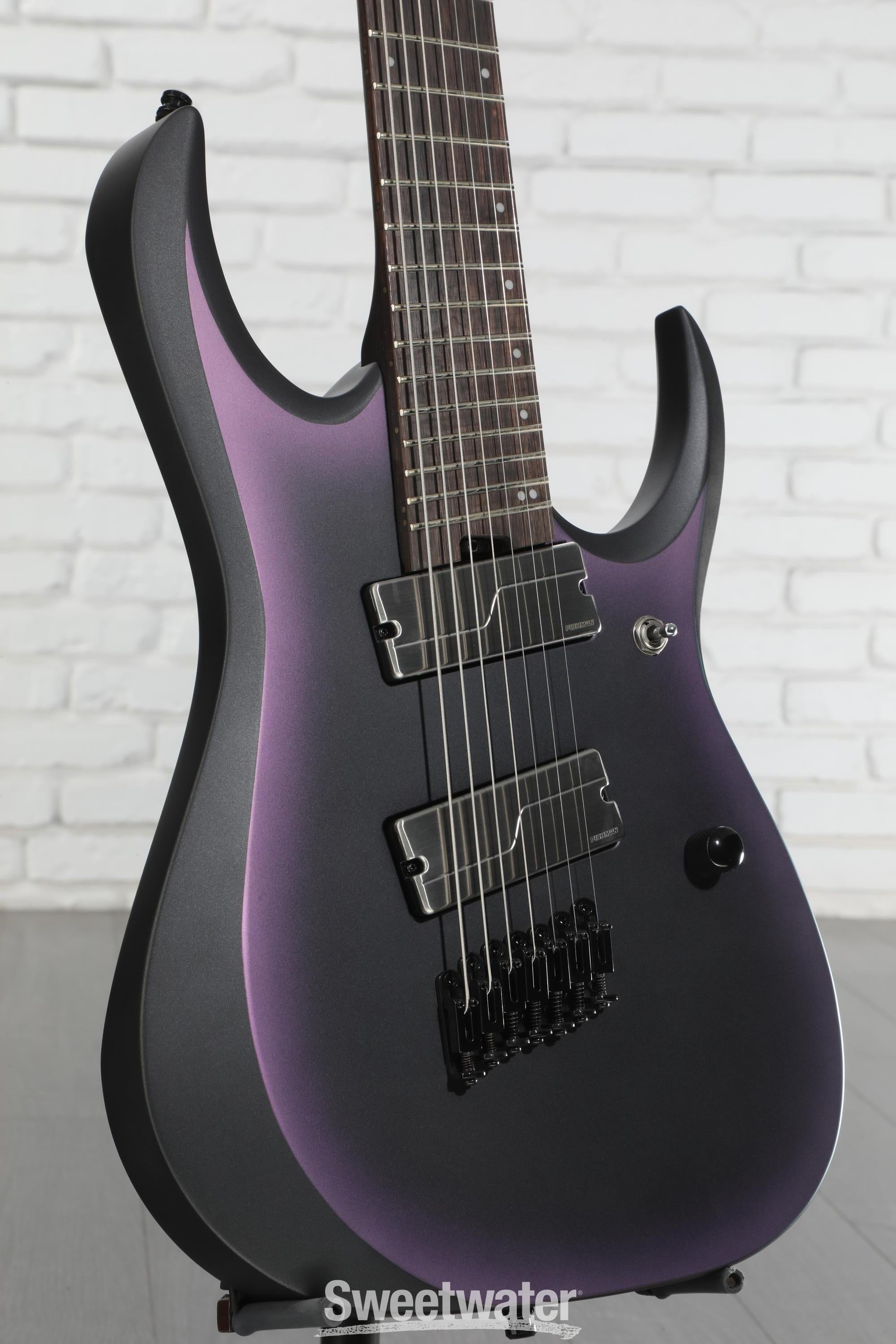 Ibanez Axion Label RGD71ALMS - Black Aurora Burst Matte