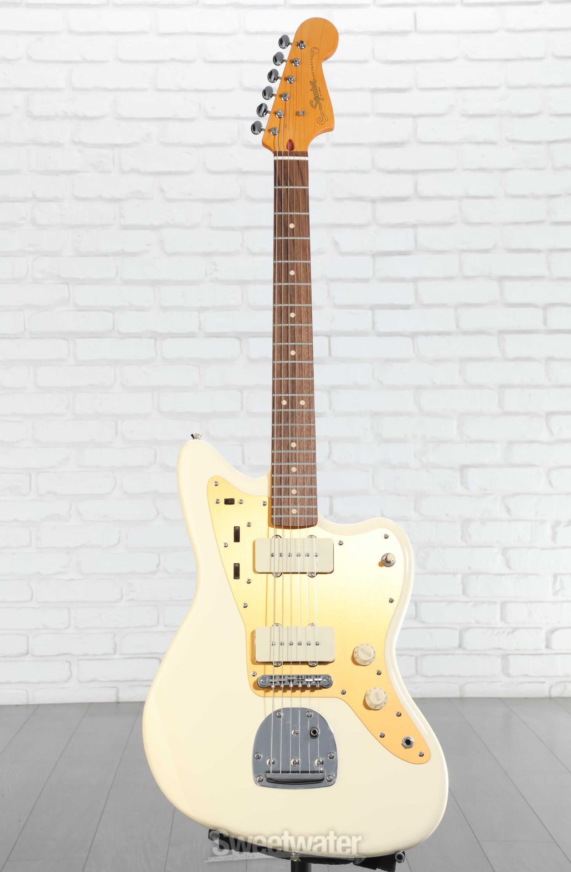 Squier Jazzmaster J Mascis signature モデル Squier J Mascis Signature Jazzmaster - Vintage White with Indian