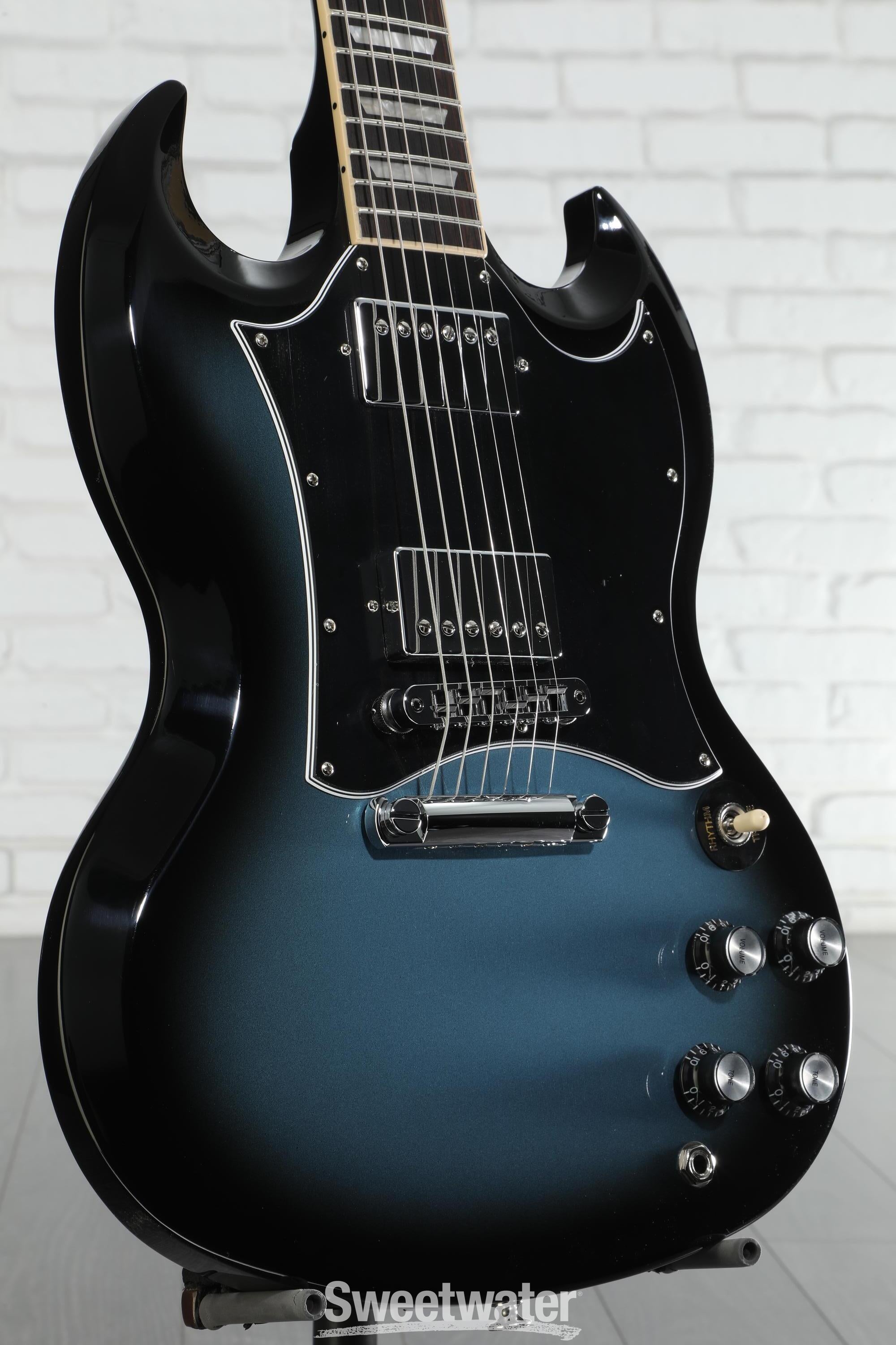 ギター Gibson SG Standard 2011 Pelham Blue Gibson SG Standard Electric Guitar Pelham Blue Burst