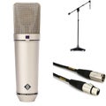 Photo of Neumann U67 Collector's Edition Large-diaphragm Tube Condenser Microphone Bundle with Stand and Cable