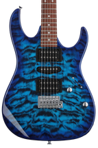 Ibanez Gio GRX70QA Electric Guitar - Transparent Blue Burst