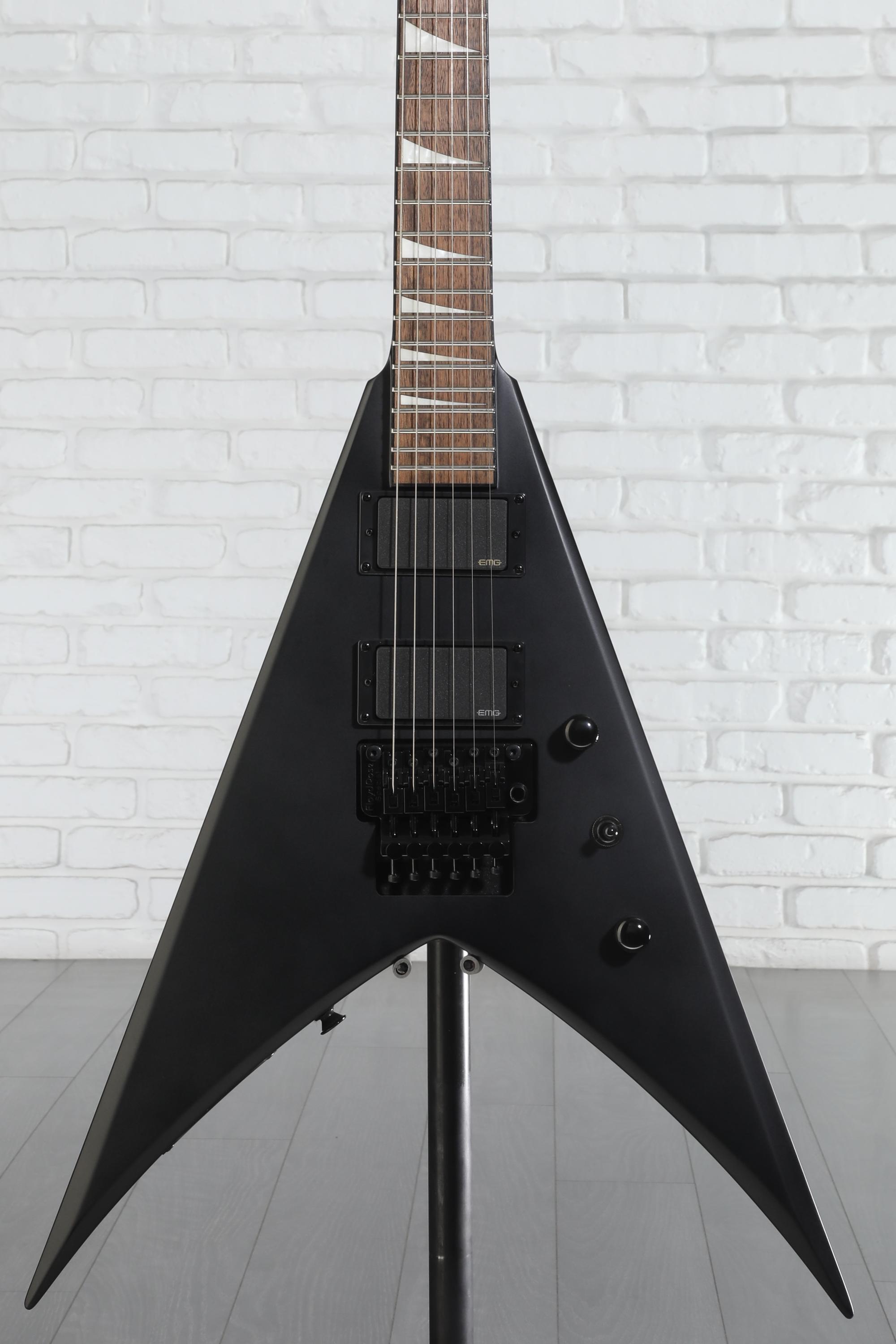 エレキギター Vシェイプ ブラック エレキギター Vシェイプ ブラック