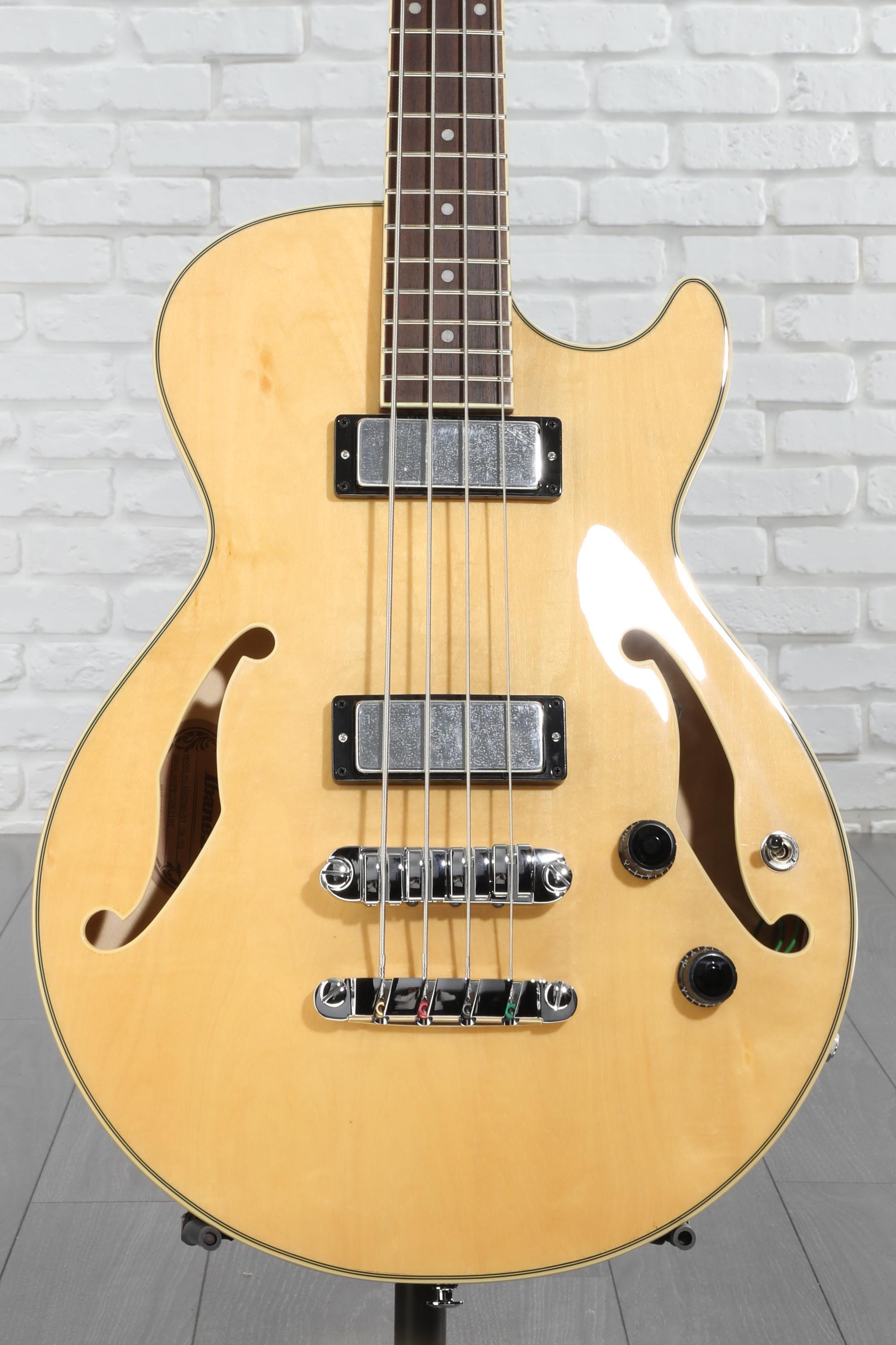 Ibanez AGB200 Semi-hollow Bass Guitar - Natural | Sweetwater