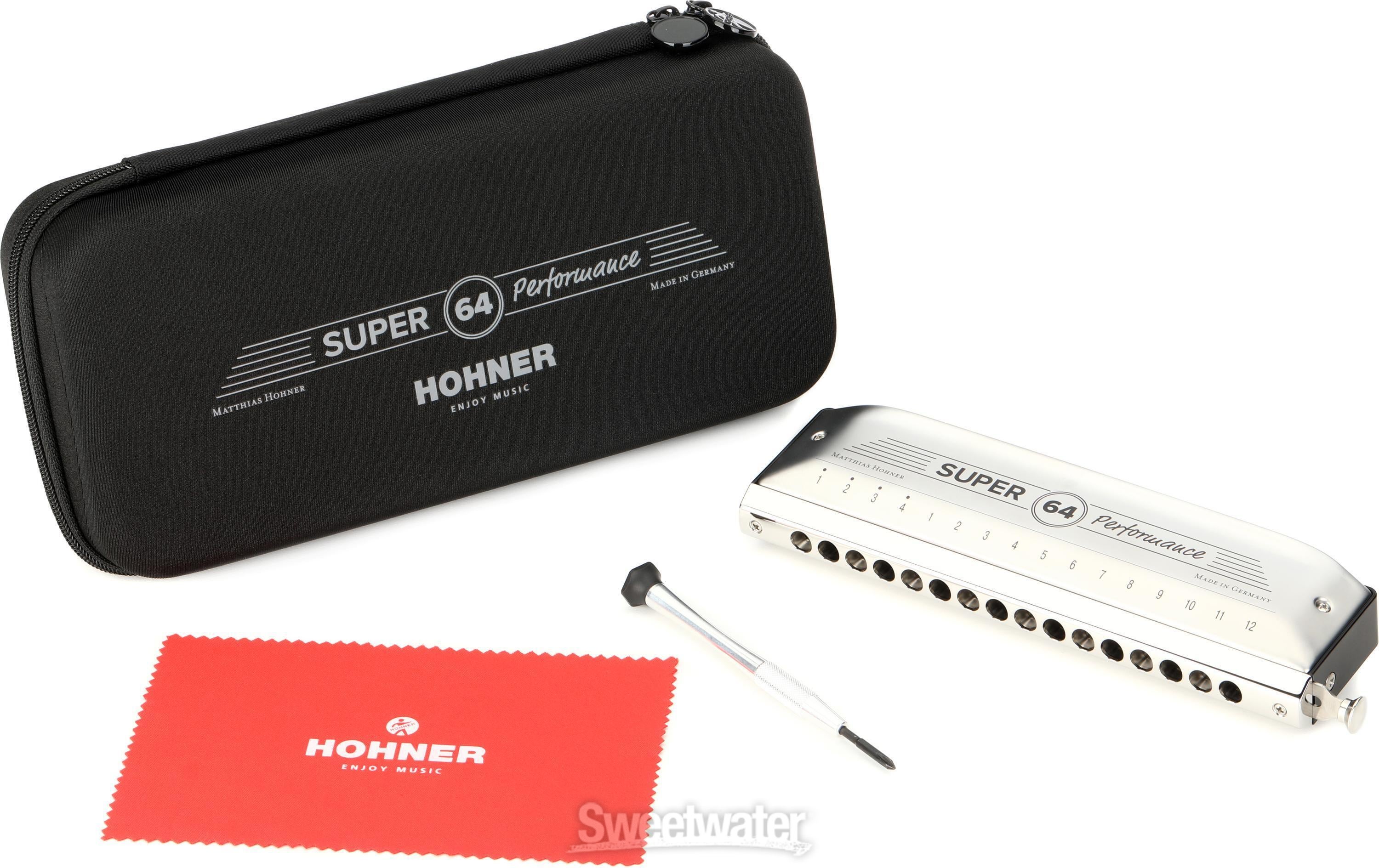 Hohner Super 64 Performance Chromatic Harmonica | Sweetwater