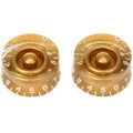 Photo of AllParts Vintage-style Speed Knobs 2-pack - Gold