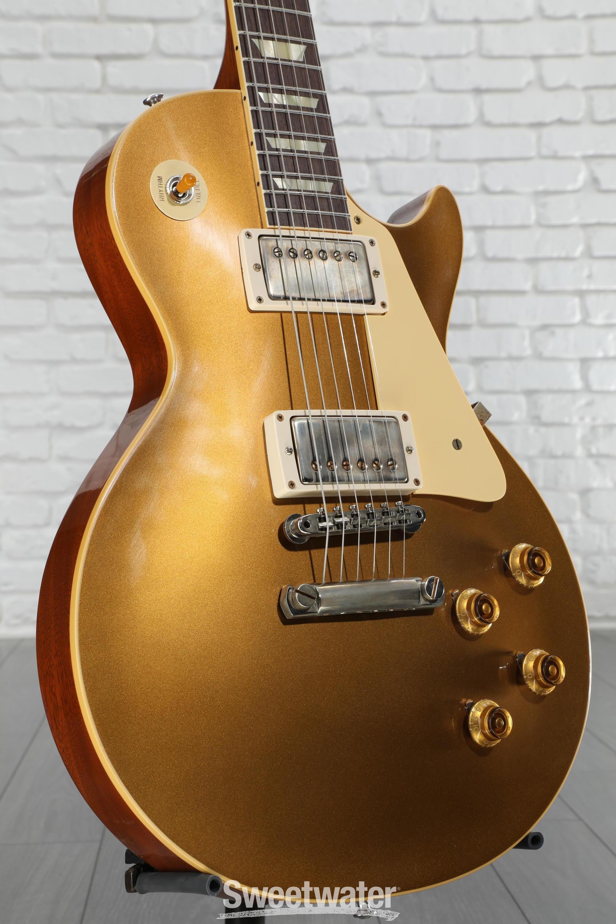 ギター Gibson Custom Shop 1957 Les Paul Reissue Gibson Custom 1957 Les Paul Goldtop Reissue Electric Guitar