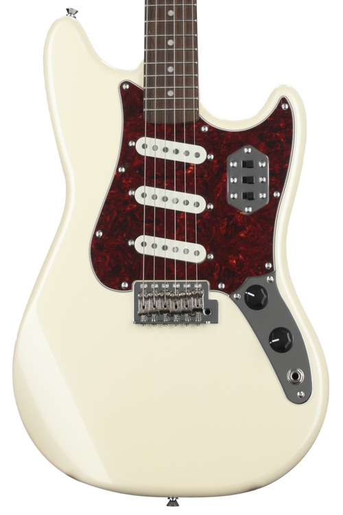 Squier Paranormal Cyclone Electric Guitar - Pearl White with 