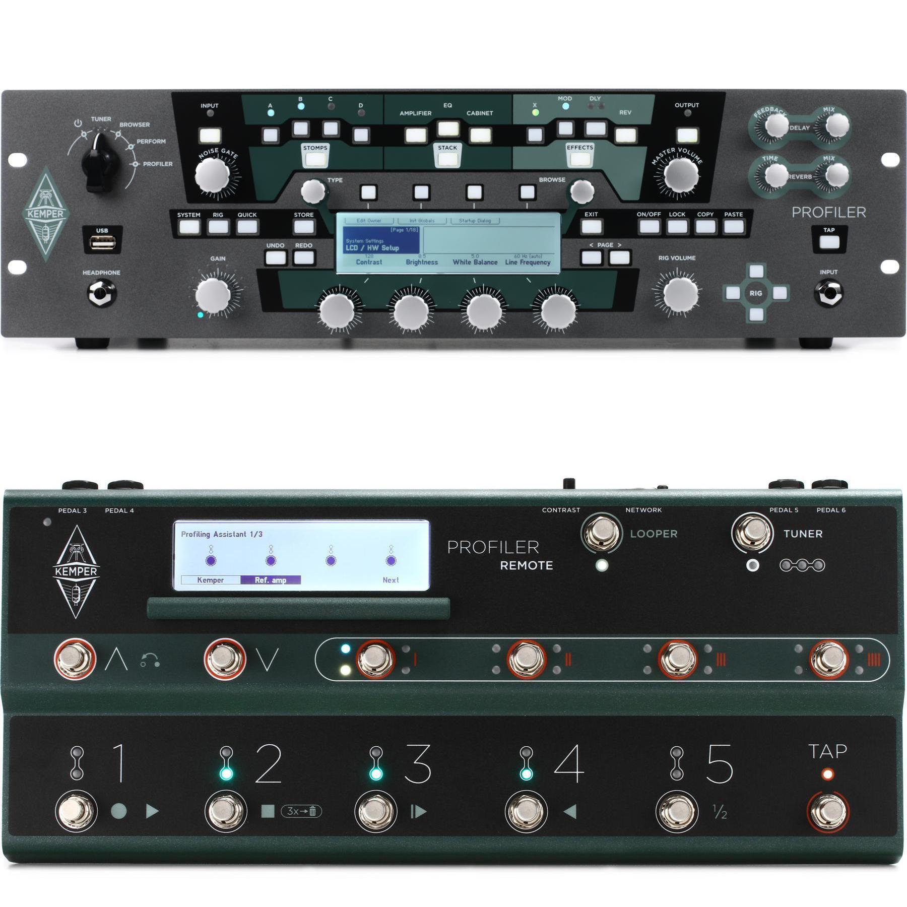 Kemper Profiler Power Rack and Profiler Remote | Sweetwater