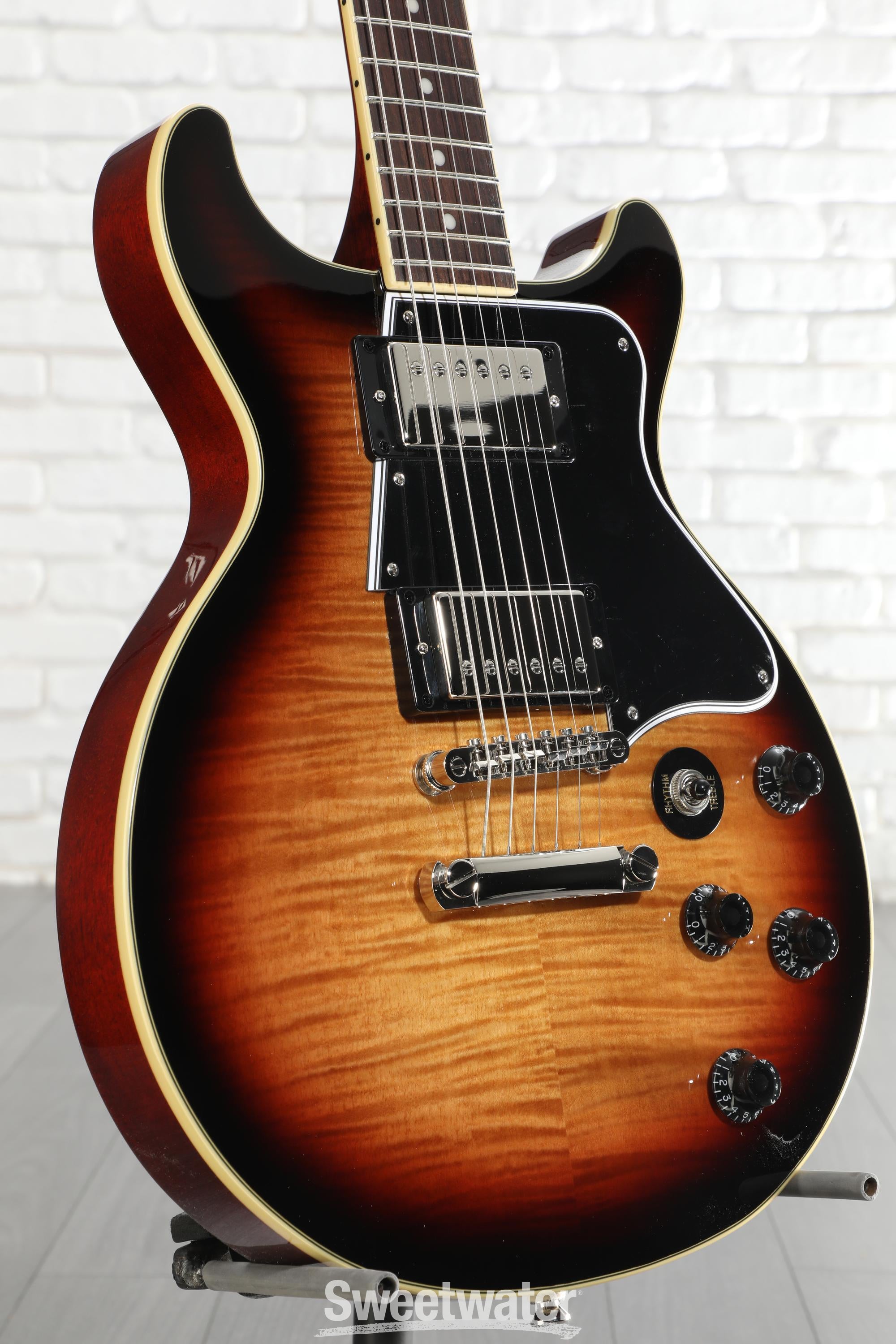 Epiphone Les Paul Special Double Cut Figured - Bourbon Burst