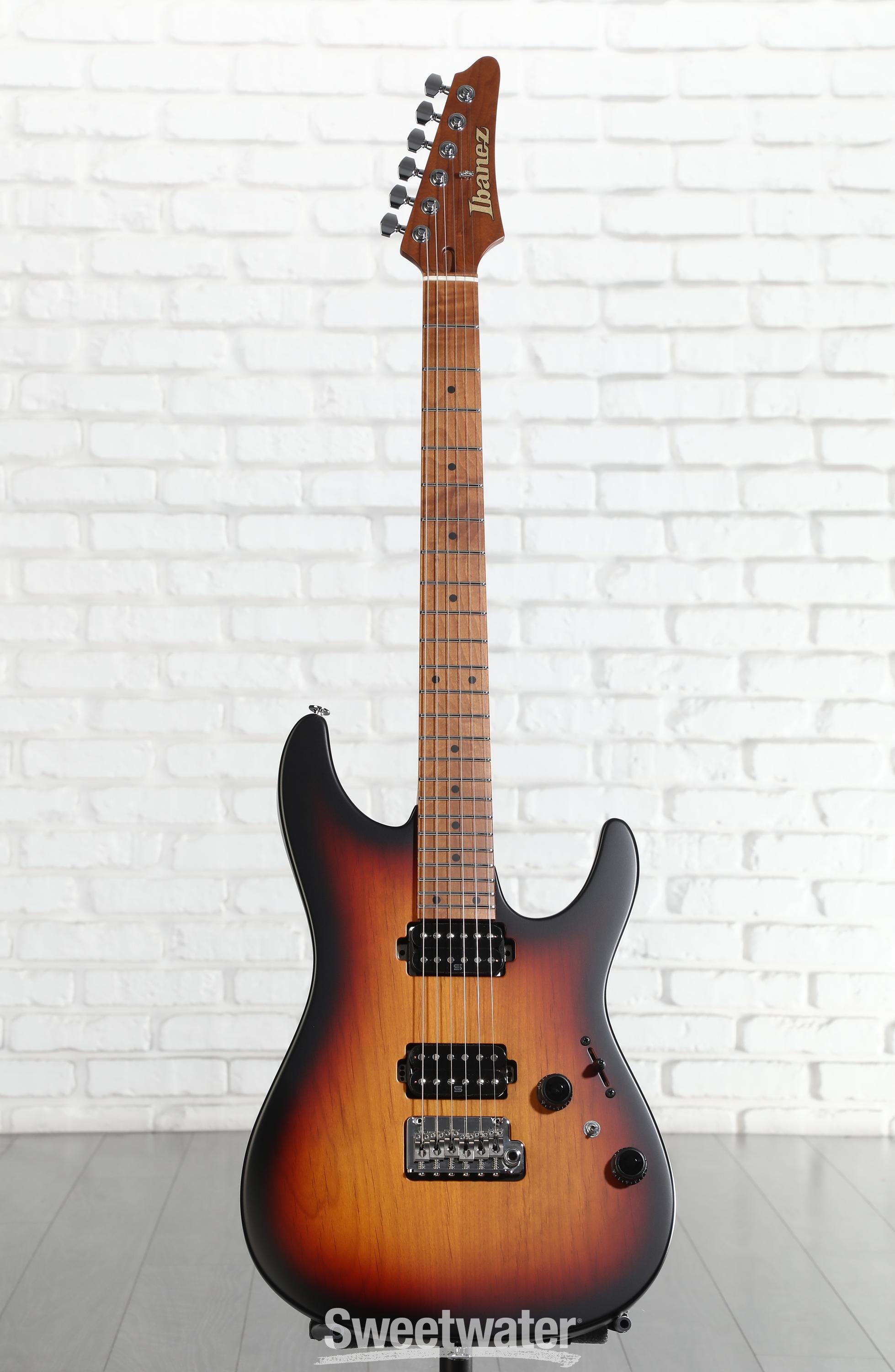 Ibanez Prestige AZ2402 Electric Guitar - Tri Burst Fade Flat