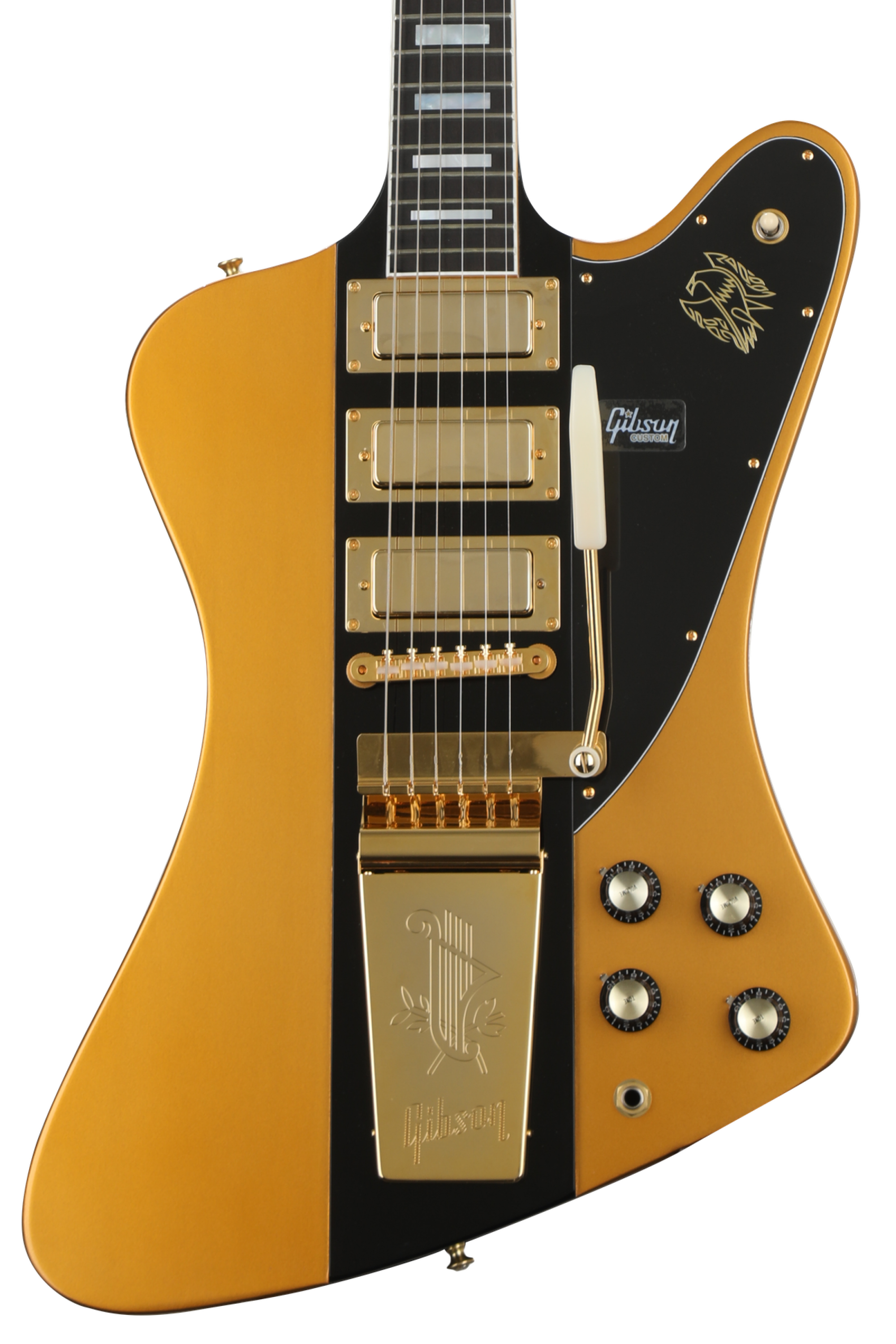 Gibson Custom Firebird VII w/ Maestro Vibrola - Antique Gold