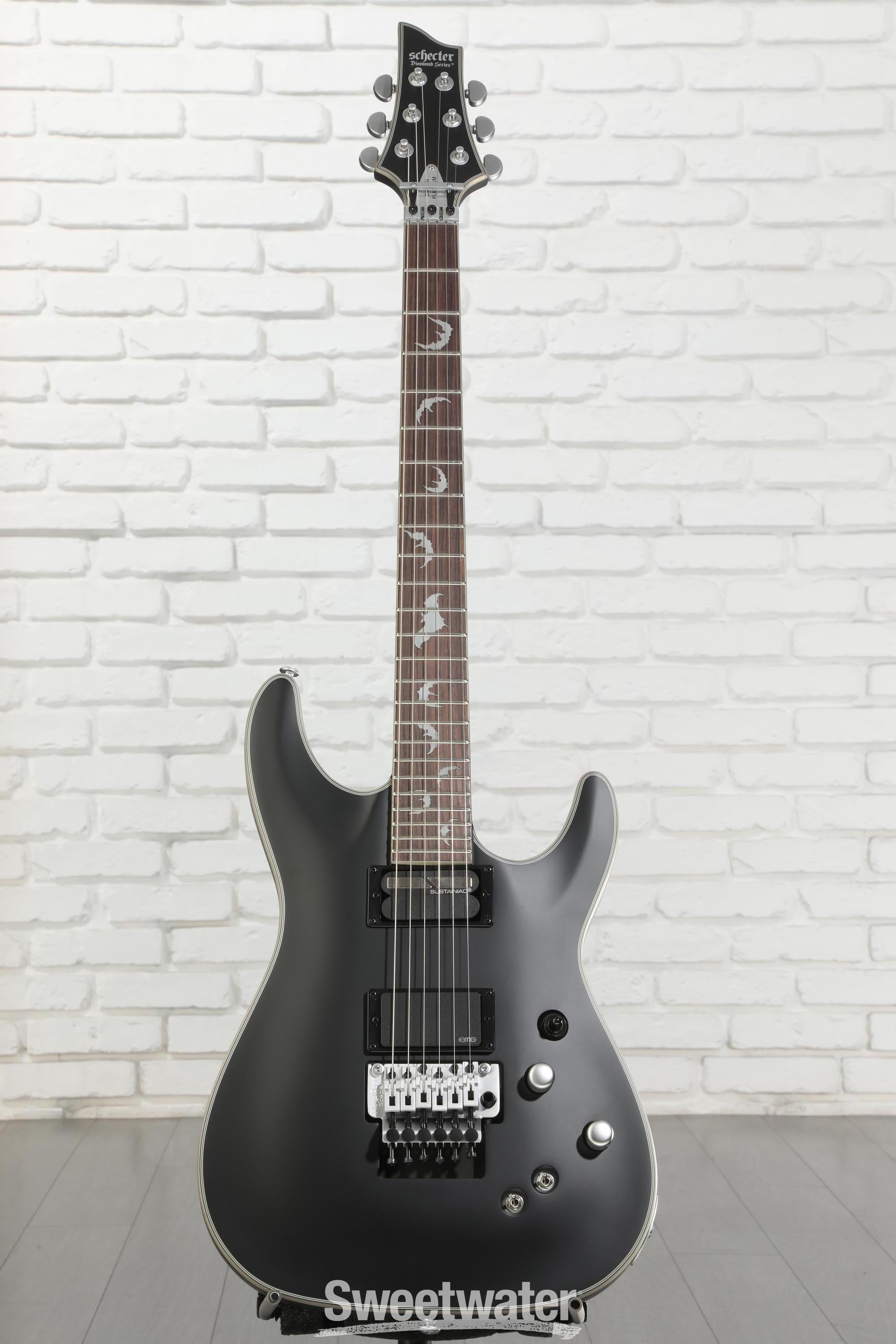 Schecter Damien Platinum 6 FR-S Electric Guitar - Satin Black