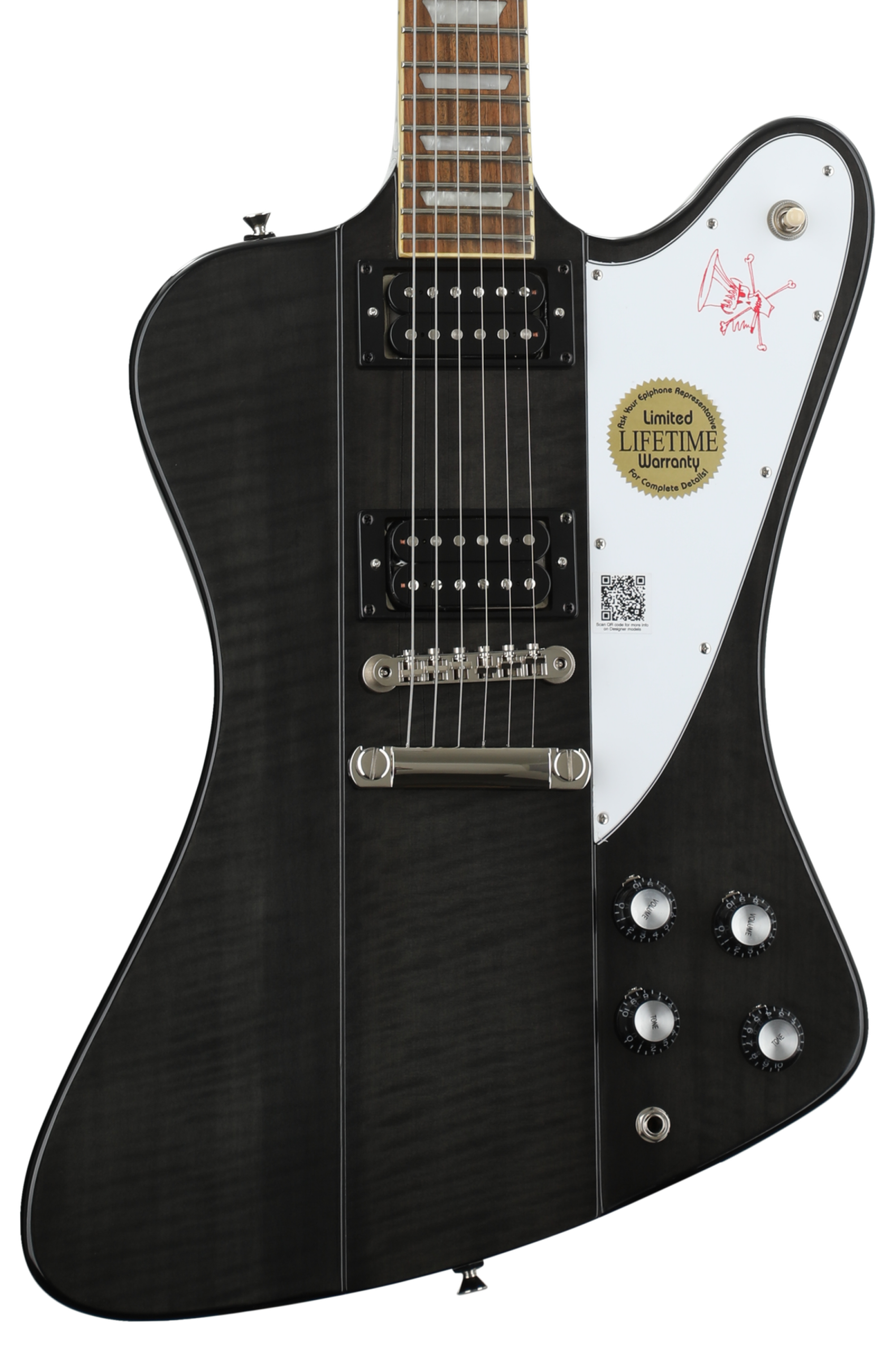 Epiphone Limited Edition Slash Firebird - Translucent Black