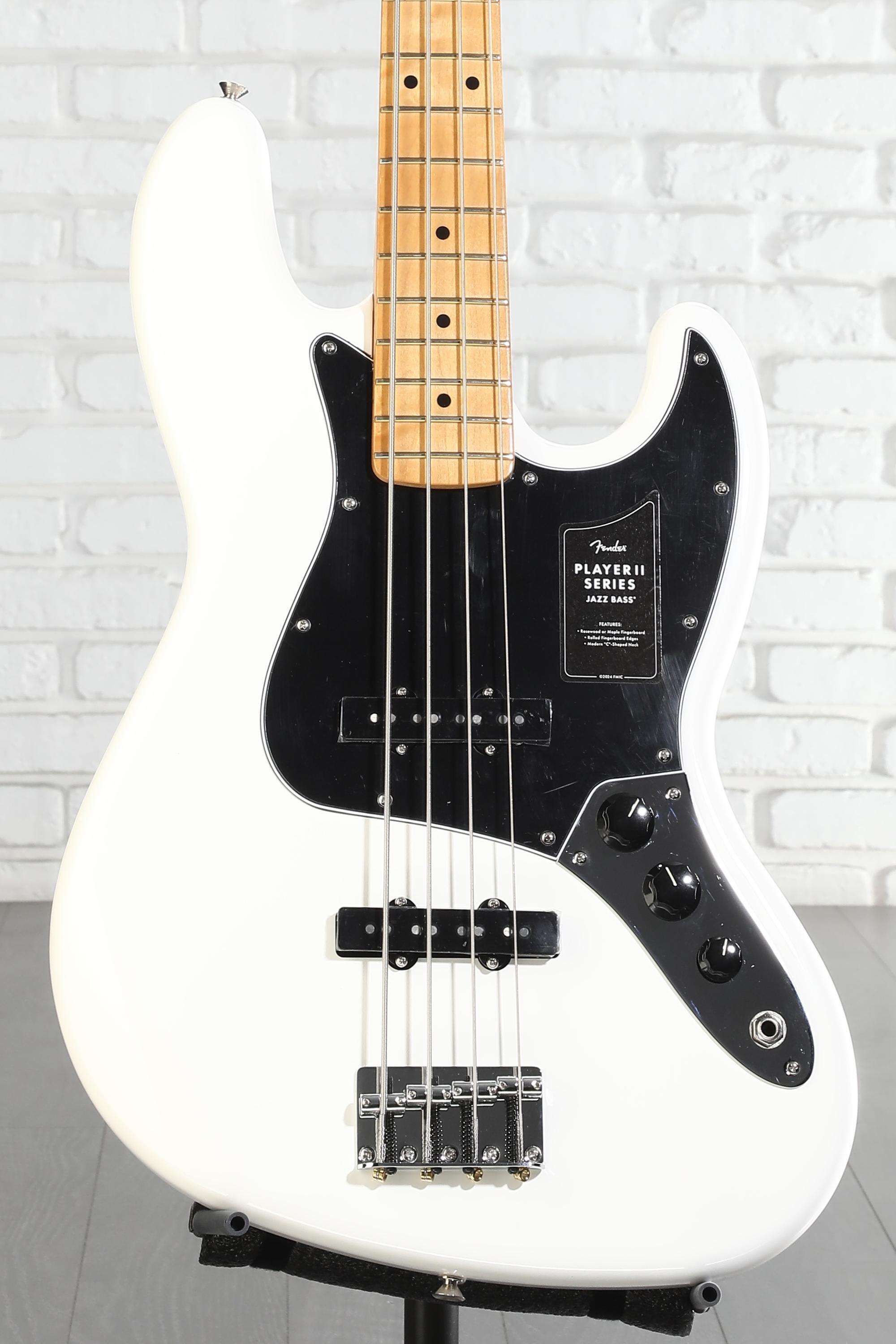 Fender Player II Jazz Bass - Polar White with Maple Fingerboard