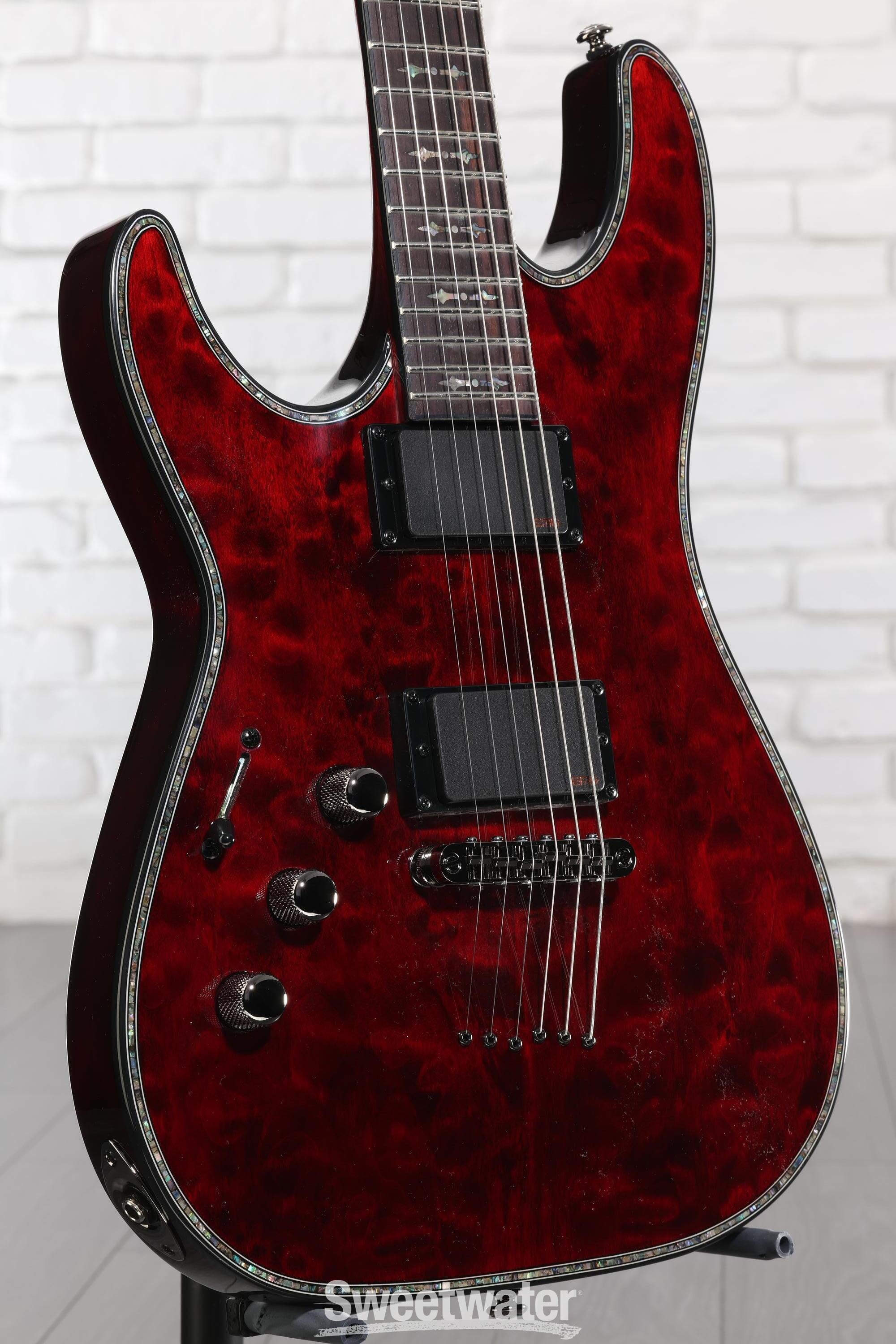 Photo of Schecter Hellraiser C-1 Left-handed - Black Cherry