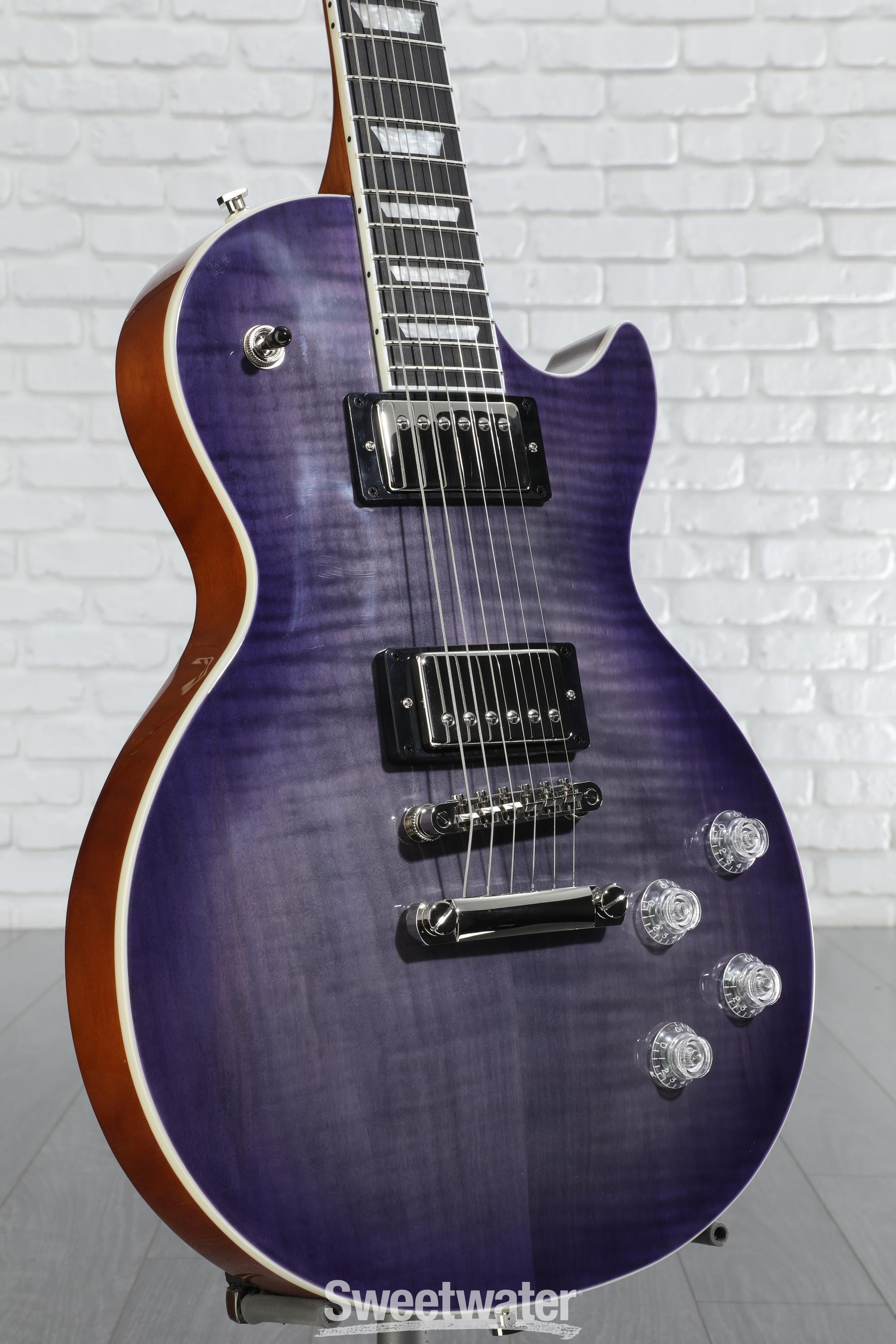 Epiphone Les Paul Modern Figured Electric Guitar - Purple