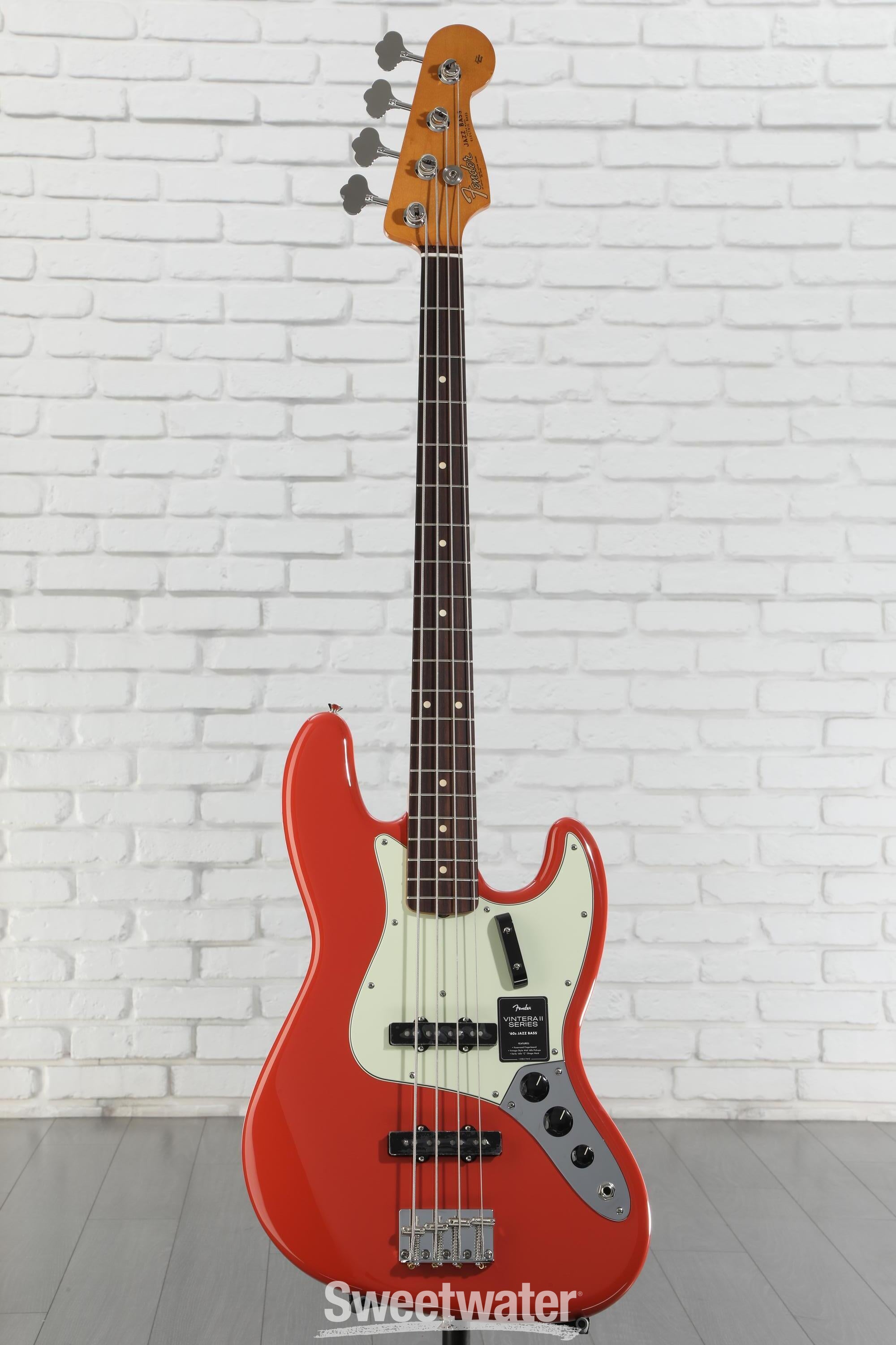 piano Fender Vintera Ⅱ 60s Jazz Bass Fender Vintera II '60s Jazz Bass - Black with Rosewood
