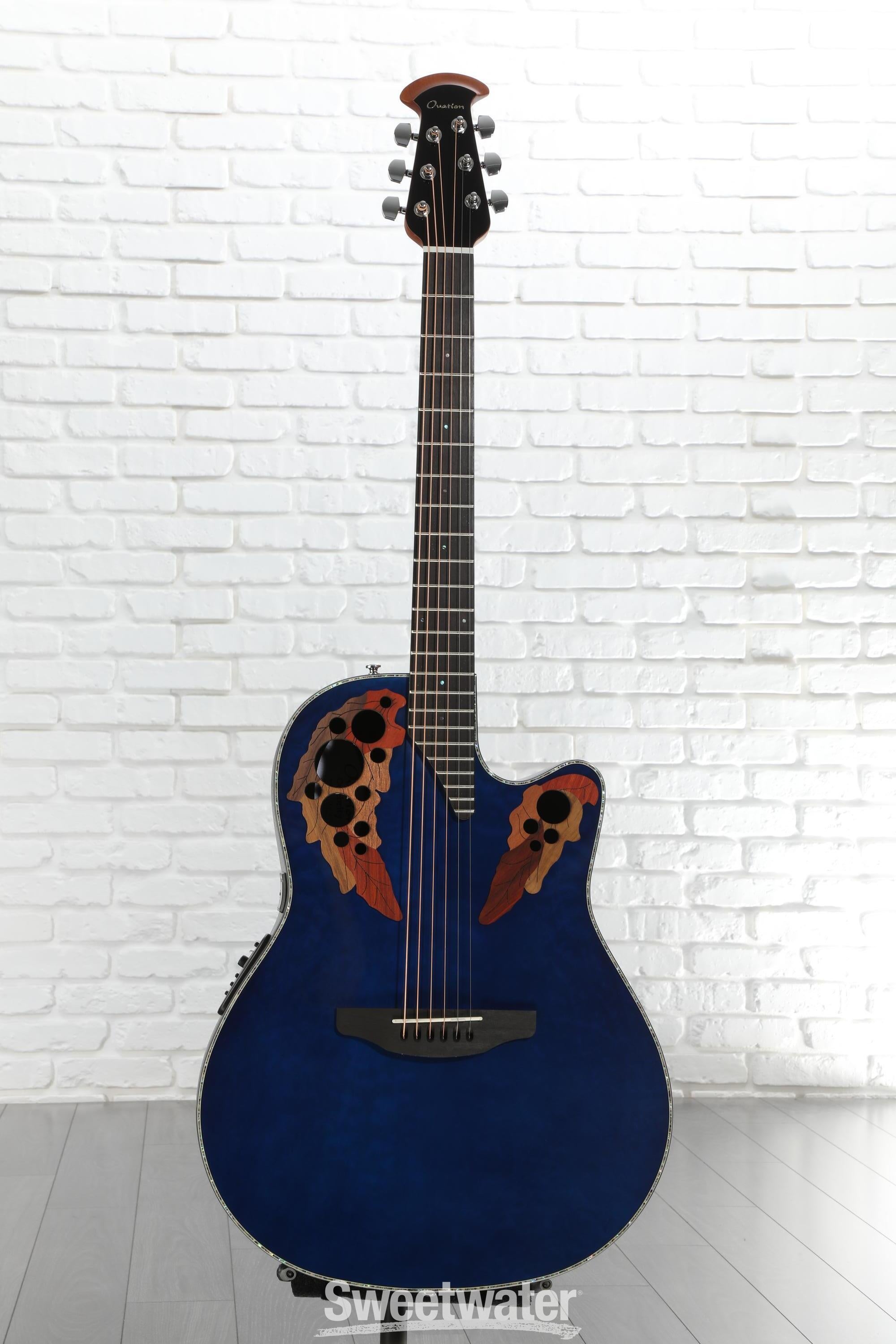 Ovation Celebrity Elite Plus CE44P-8TQ Mid-Depth Acoustic-Electric