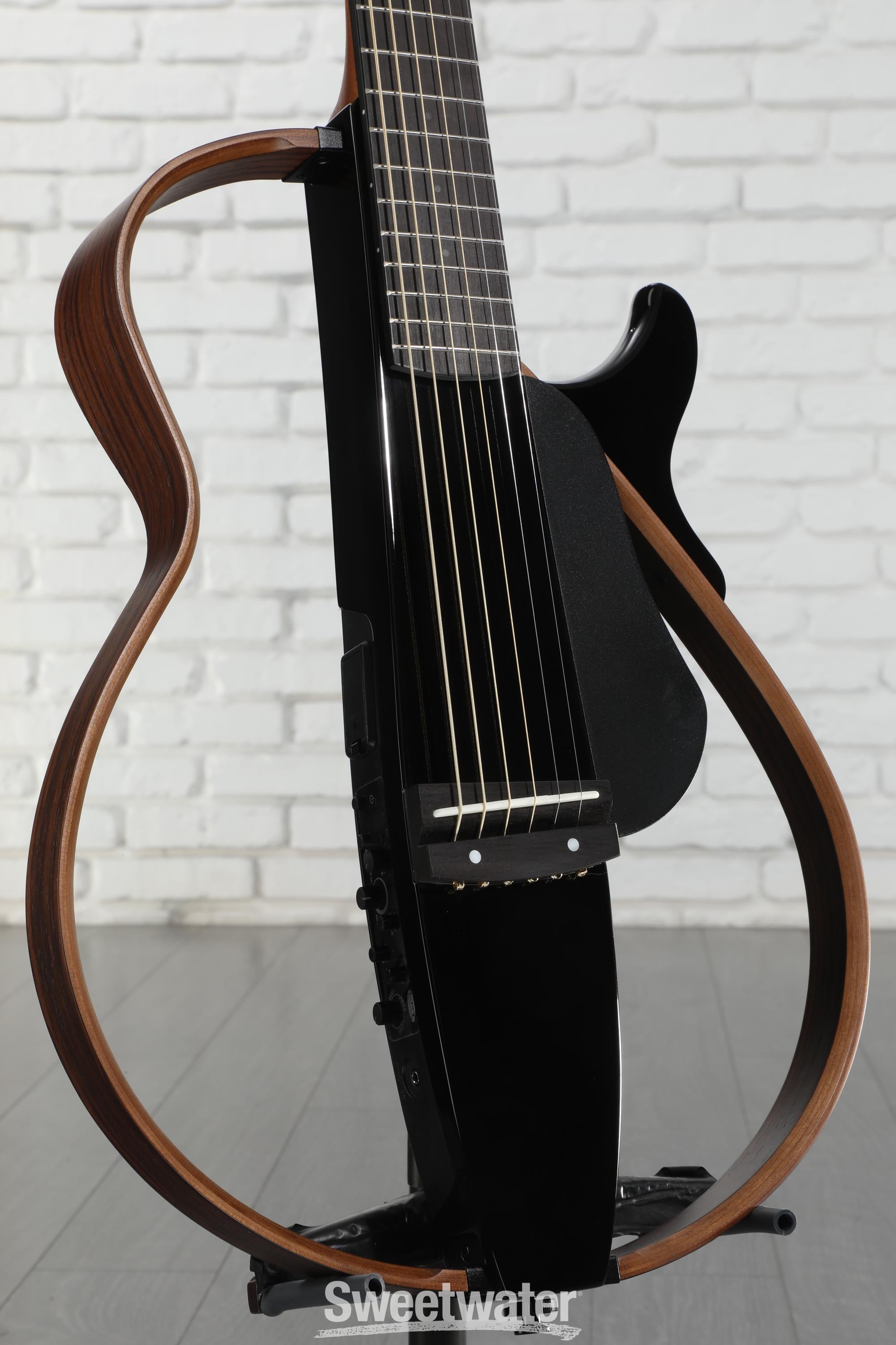 YAMAHA サイレントギター トランスルーセントブラック SLG200S Amazon.com: Yamaha SLG200S TBL Steel String Silent Guitar