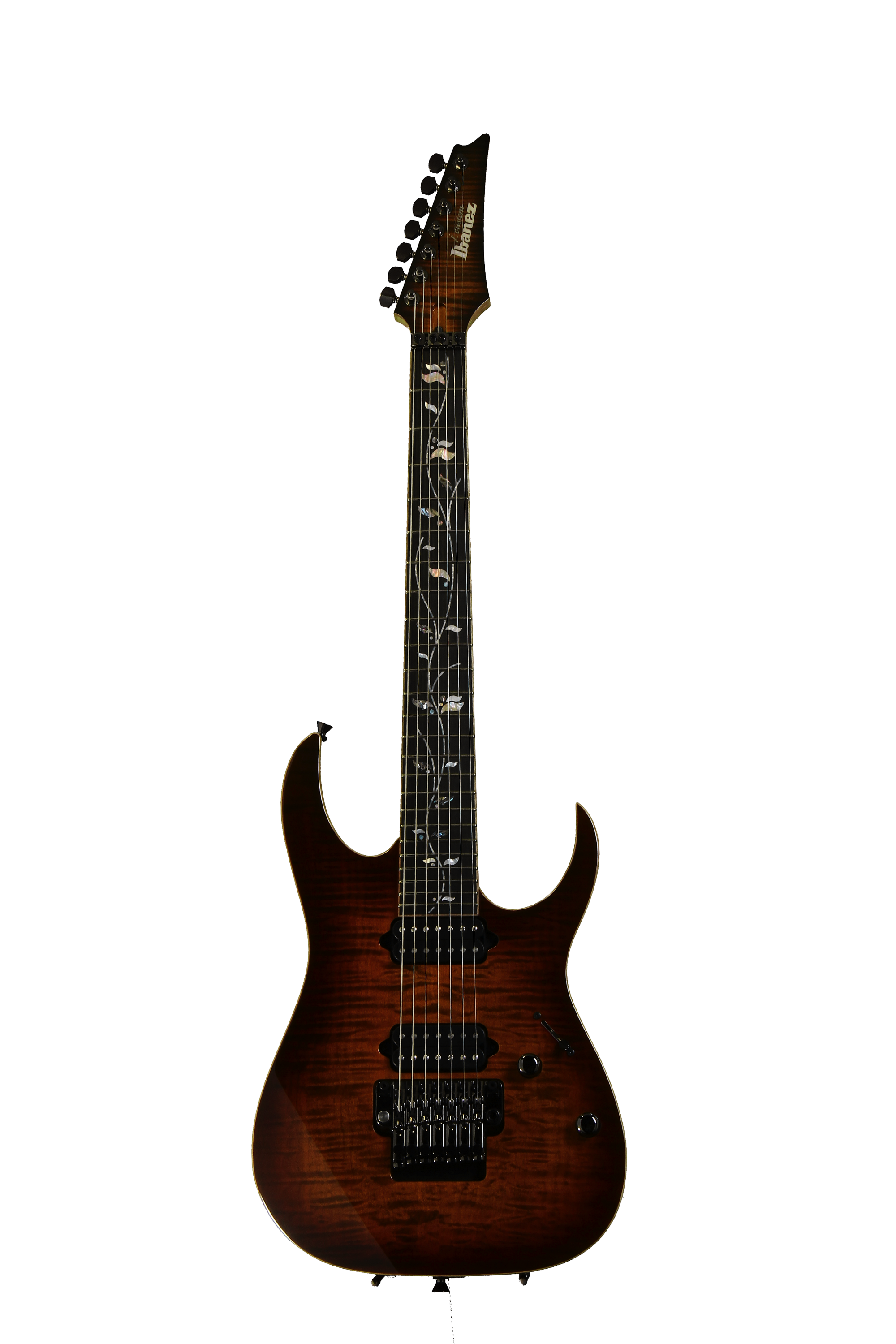 Ibanez J Custom 2012 LTD - 7-str - Brown Garnet Shadow | Sweetwater